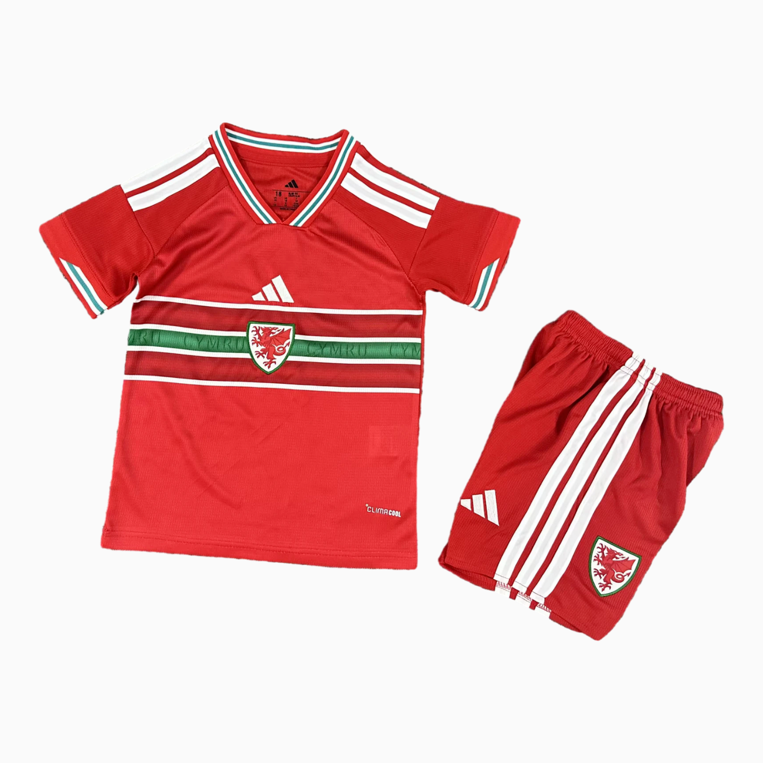 AlphaJersey-Wales 2026 Home Kids Kit