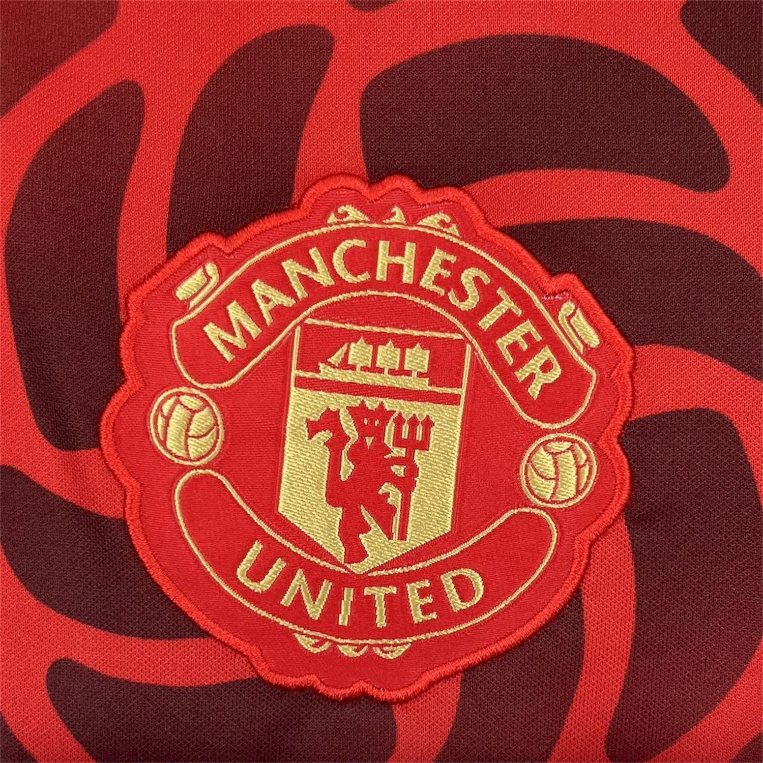AlphaJersey-Manchester United 25-26 Chinese Knot Red Special Jersey - Fans Version
