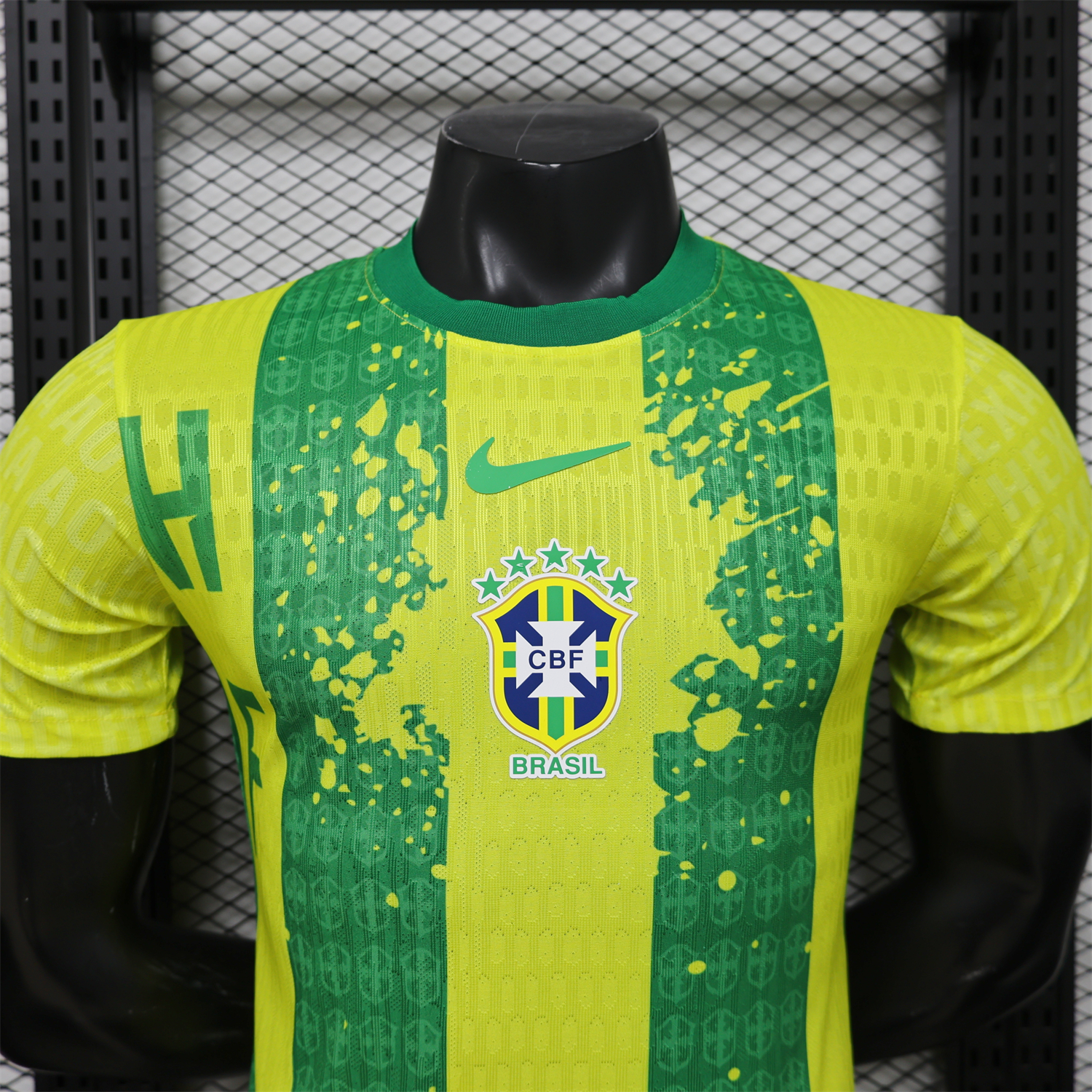 AlphaJersey-Brazil 2026 Yellow And Green Special Jersey - Player Version