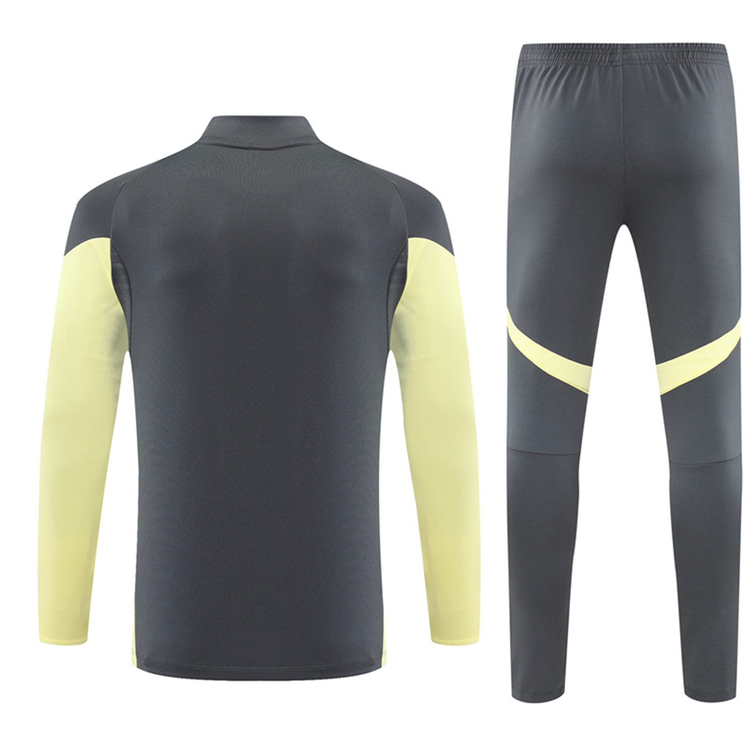 AlphaJersey-Real Madrid 25-26 Long Sleeves Training Set - Gray Top & Gray Pants