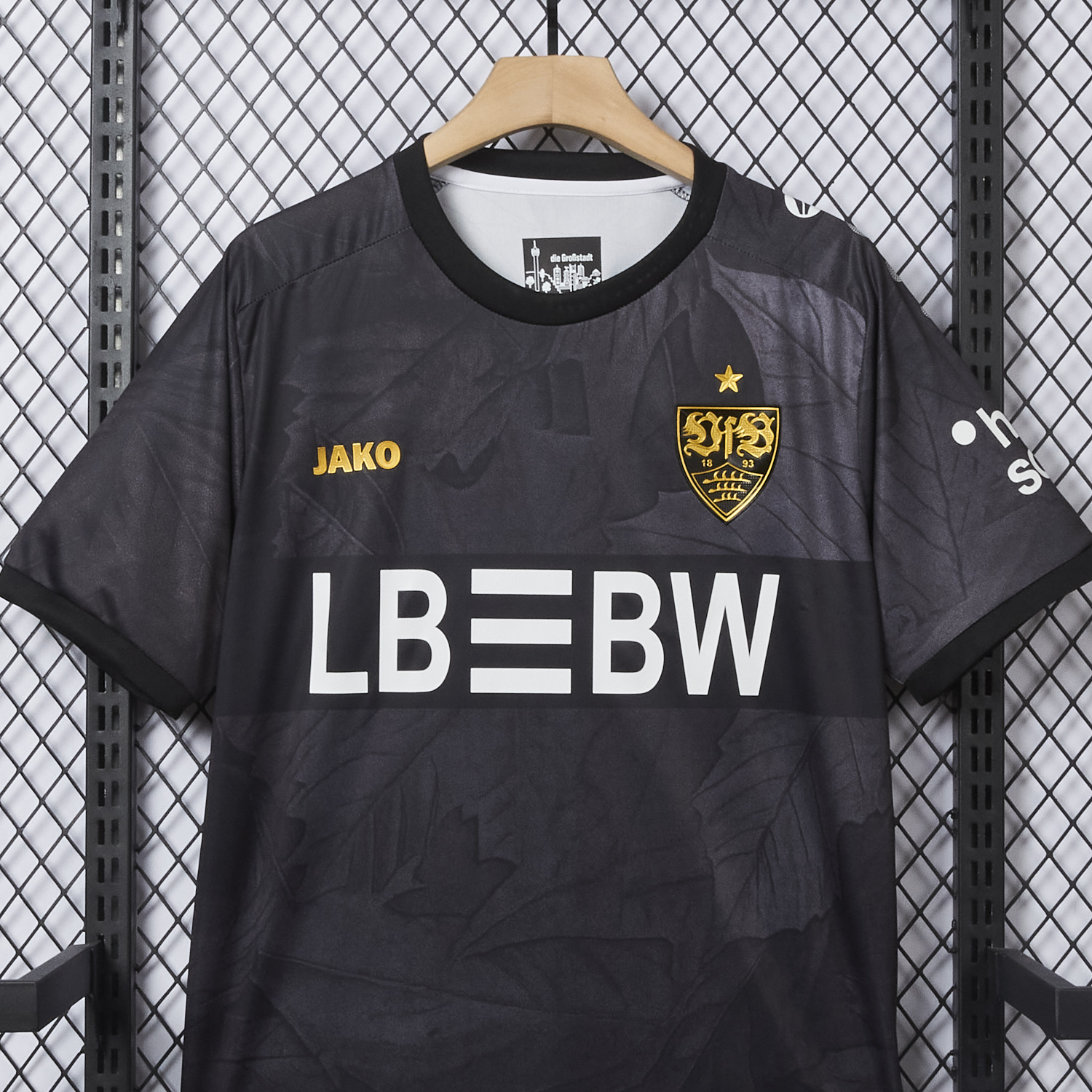 AlphaJersey-VfB Stuttgart 25-26 Third Black Jersey - Fans Version
