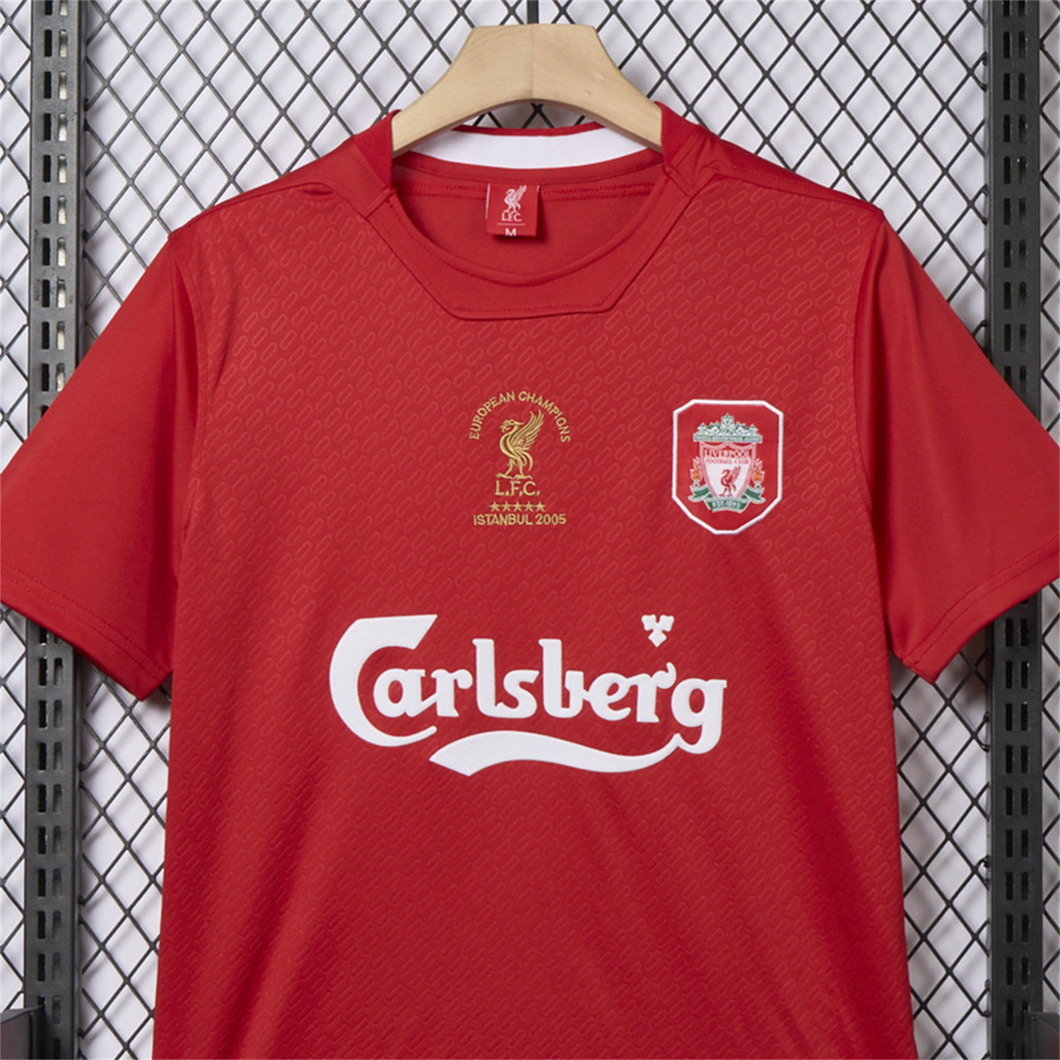AlphaJersey-Liver.pool 25-26 Istanbul 2005 Anniversary Red Jersey - Fans Version
