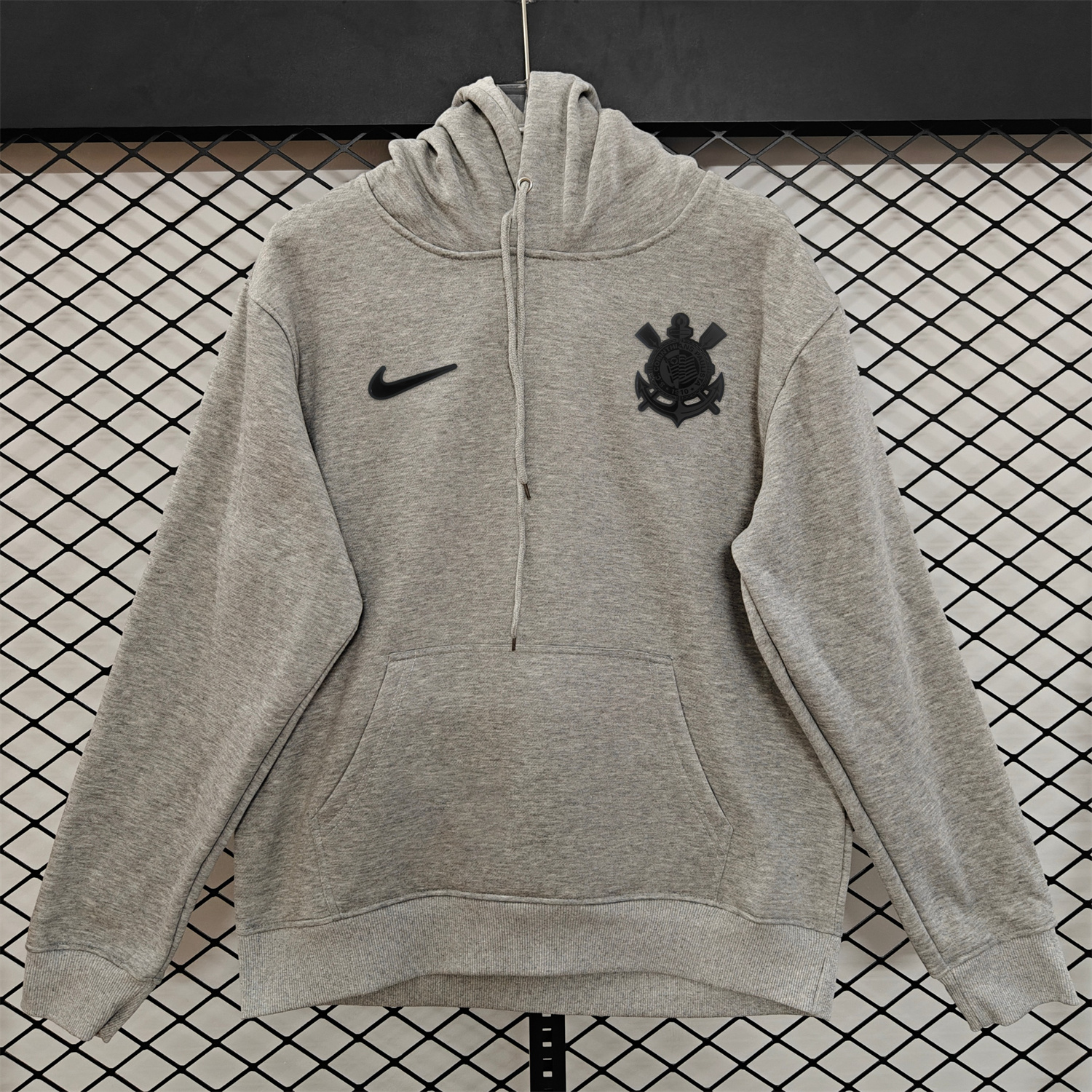 AlphaJersey-Corinthians 25-26 Originals Terrace Black Icon Unisex Pullover Hoodie