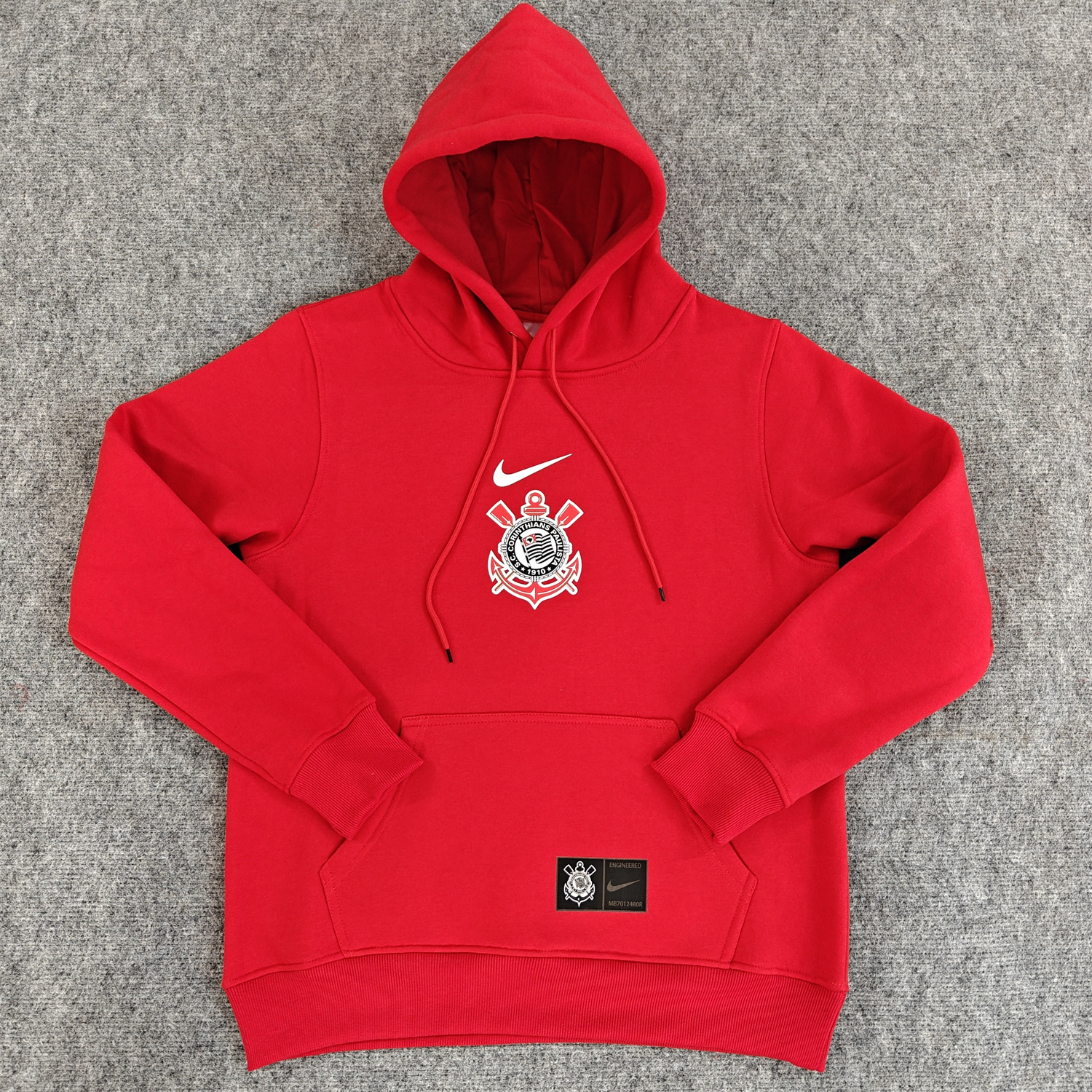 AlphaJersey-Corinthians 25-26 Home Unisex Pullover Hoodie