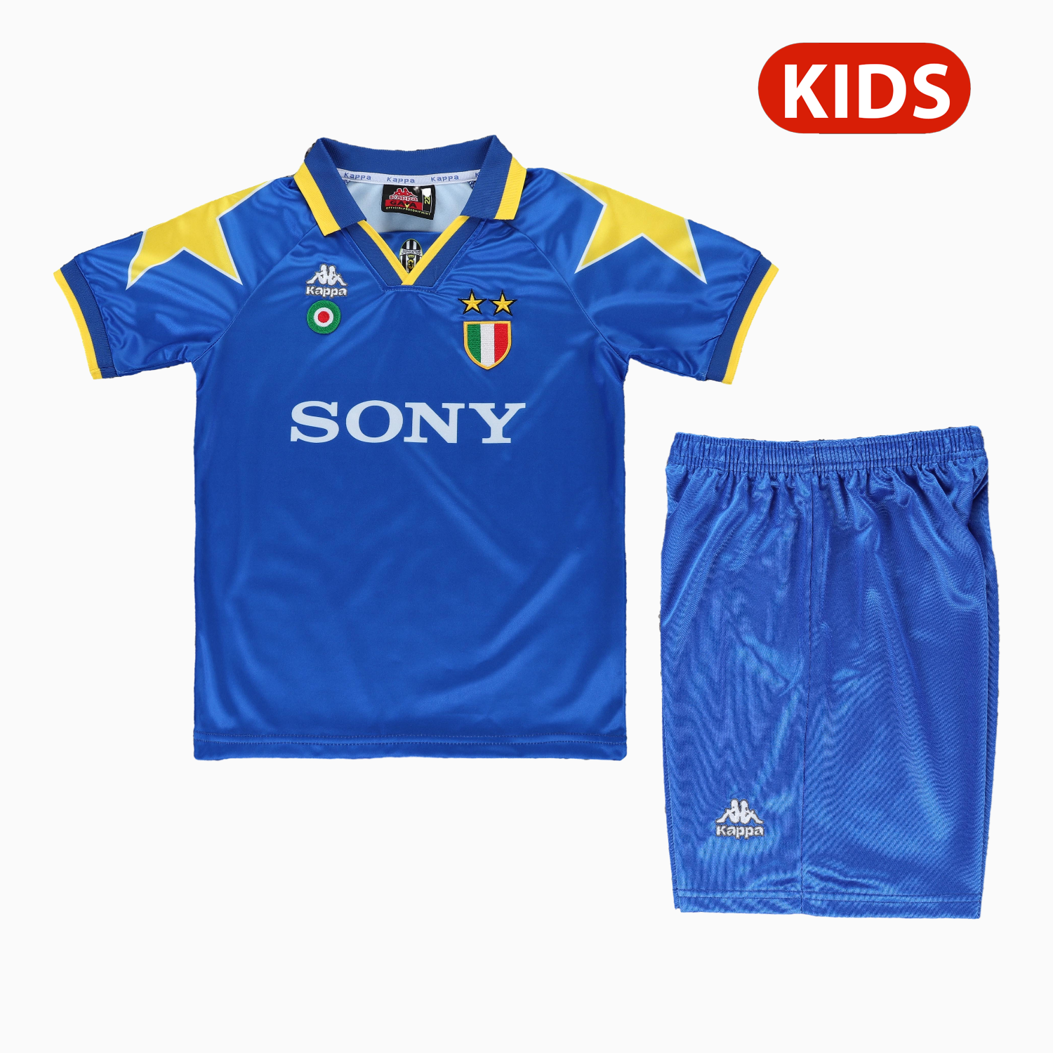 AlphaJersey-Retro Juventus 1995-96 Away Kids Kit