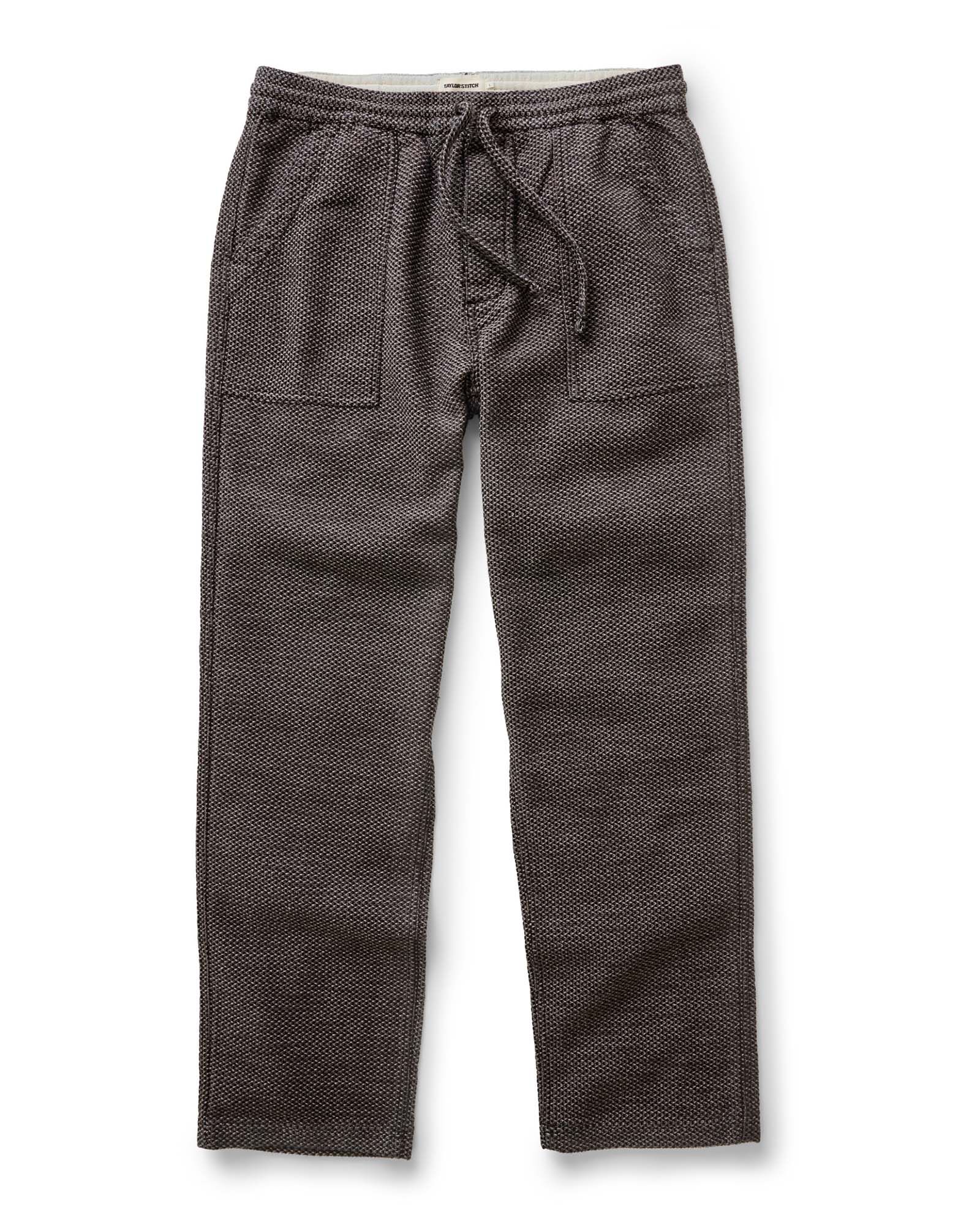 The Breakwater Pant in Charcoal Sashiko | Modern Menswear by yycbvcnbmmnbm