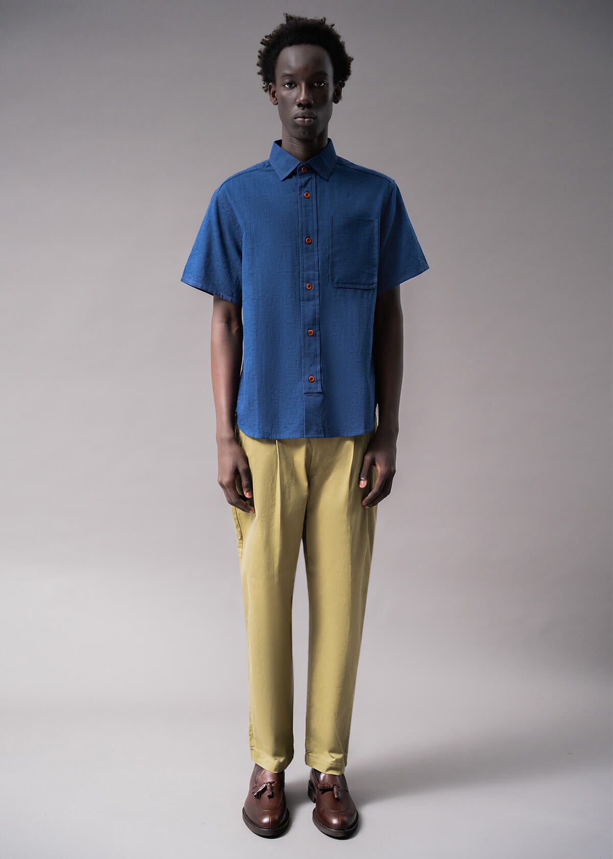 Offset Slub Navy | Modern Menswear by yycbvcnbmmnbm