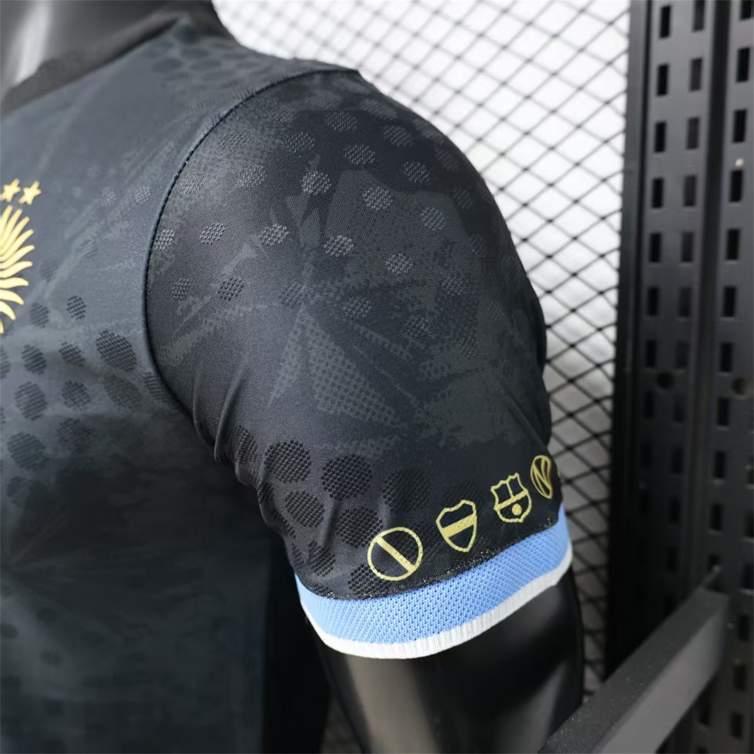 AlphaJersey-Argentina 2026 Black Maradona Special Kit - Player Version