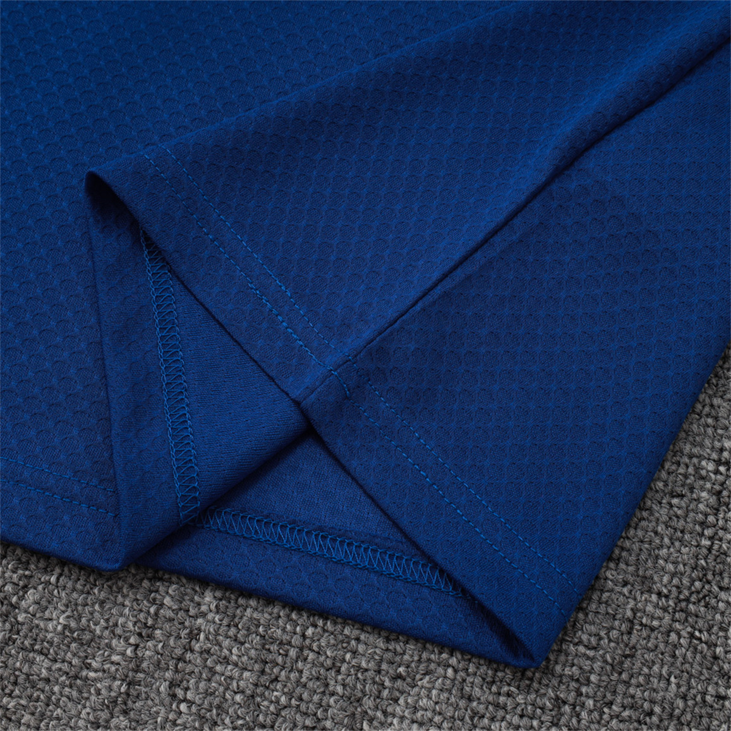 AlphaJersey-Arsenal 25-26 Throwback Trefoil Short-Sleeve Training Set - Royal Blue Top and Shorts