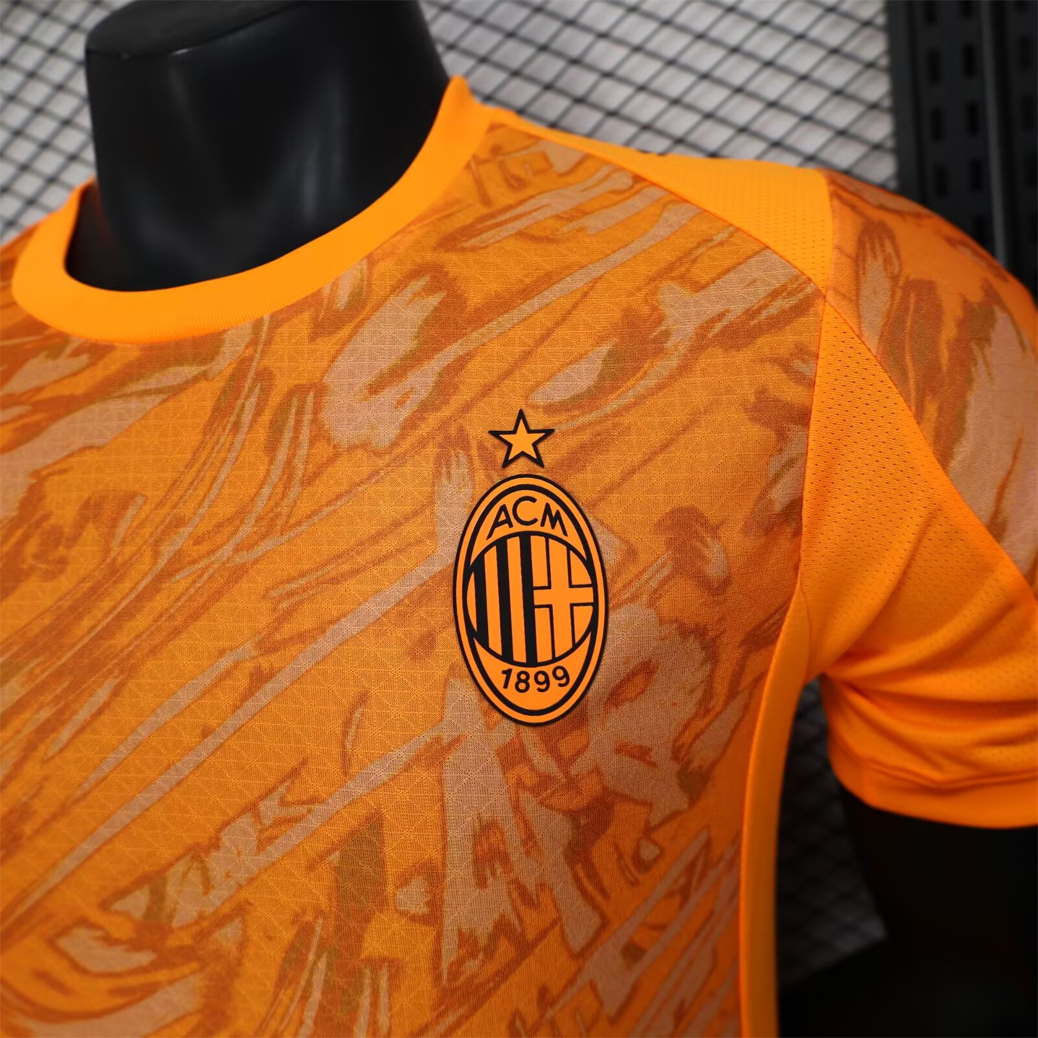 AlphaJersey-AC Milan 25-26 Orange Special Edition Jersey - Player Version