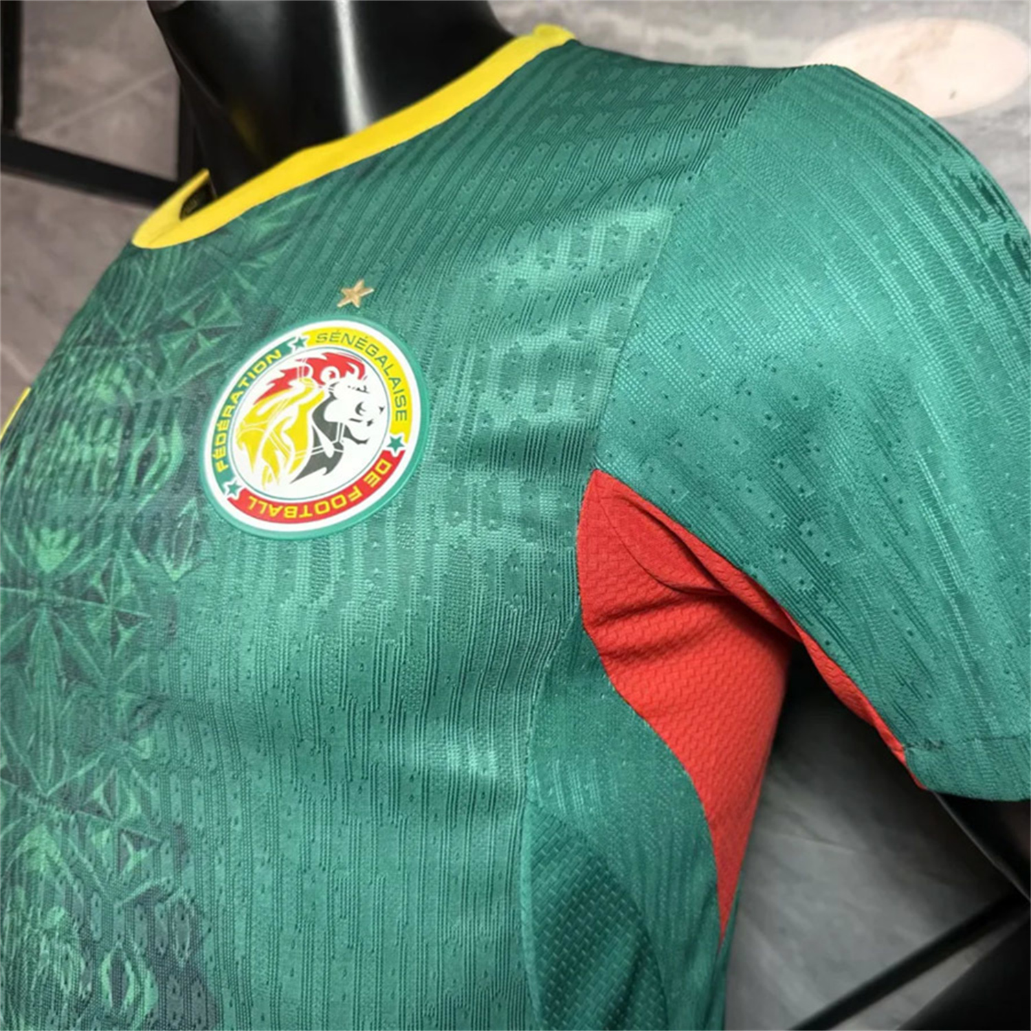 AlphaJersey-Senegal 2026 Away Green Jersey - Player Version