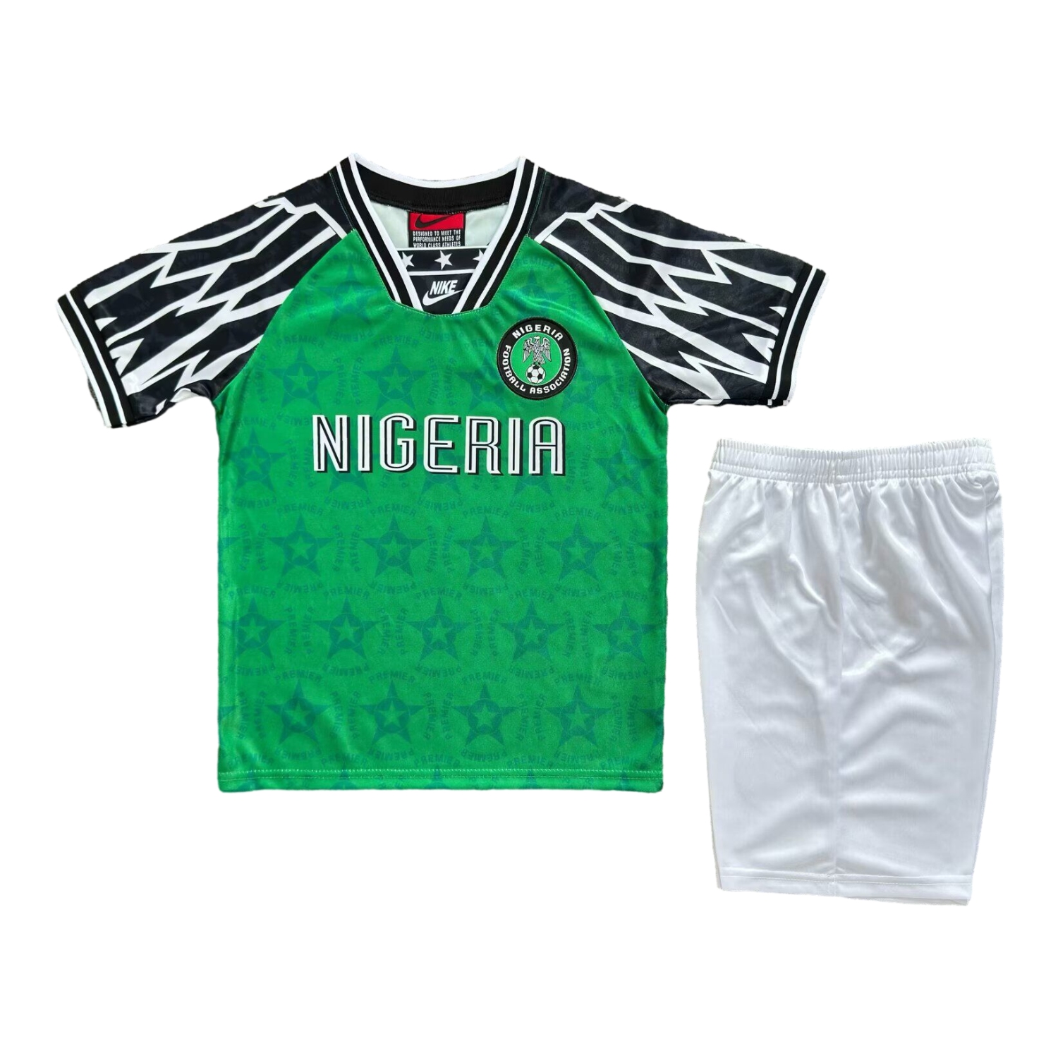 AJ-AlphaJersey-Retro Nigeria 1994-95 Home Kids Kit