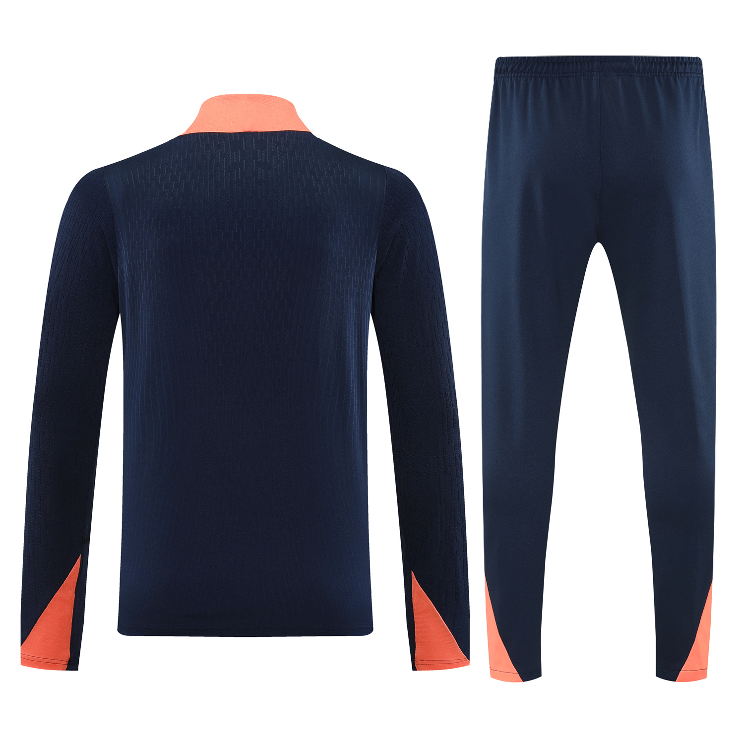 AlphaJersey-Barcelona 25-26 Long Sleeve Training Set - Deep Blue Top and Deep Blue Pants