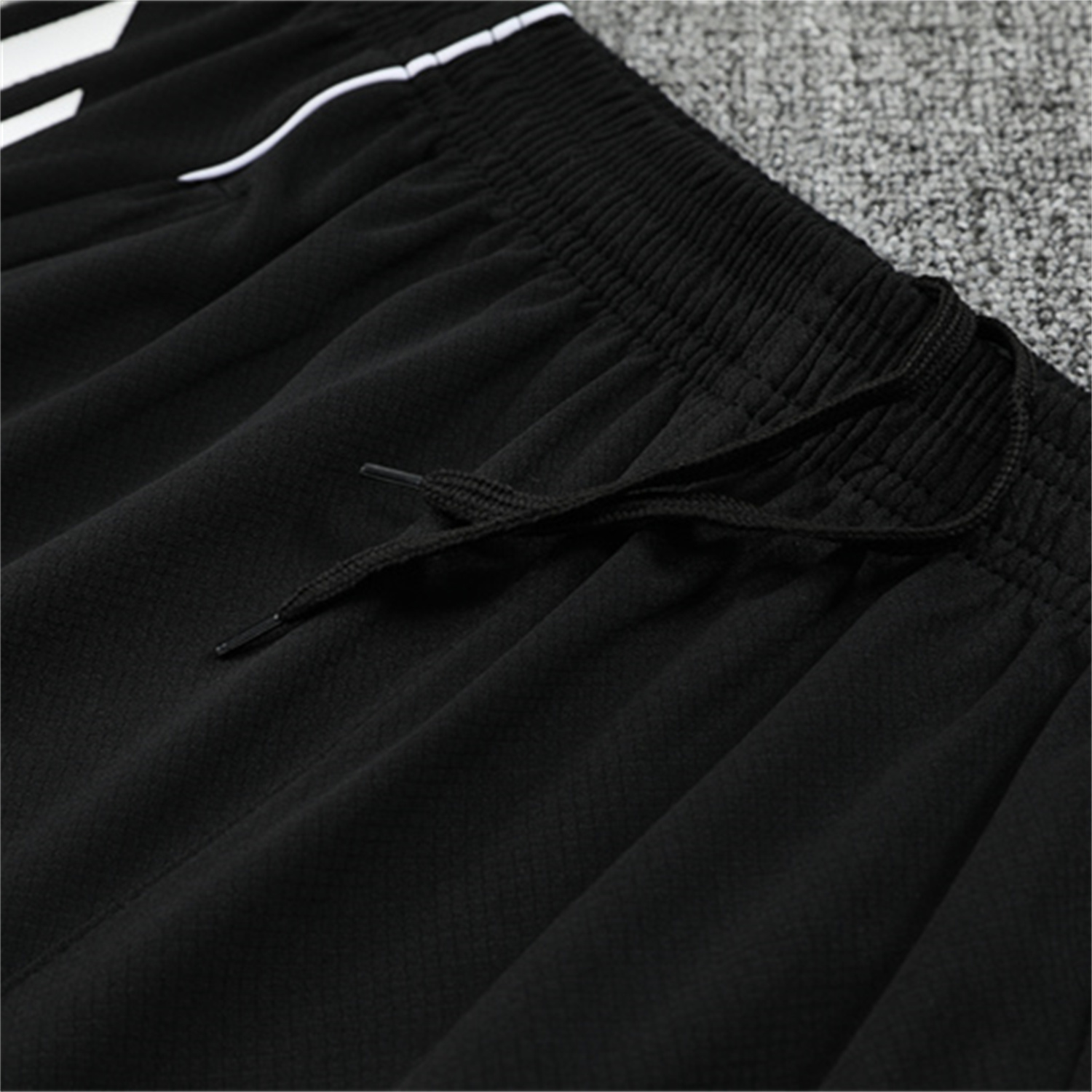 AlphaJersey-Ajax 25-26 Short-Sleeve Training Set - Black Top and Black Shorts