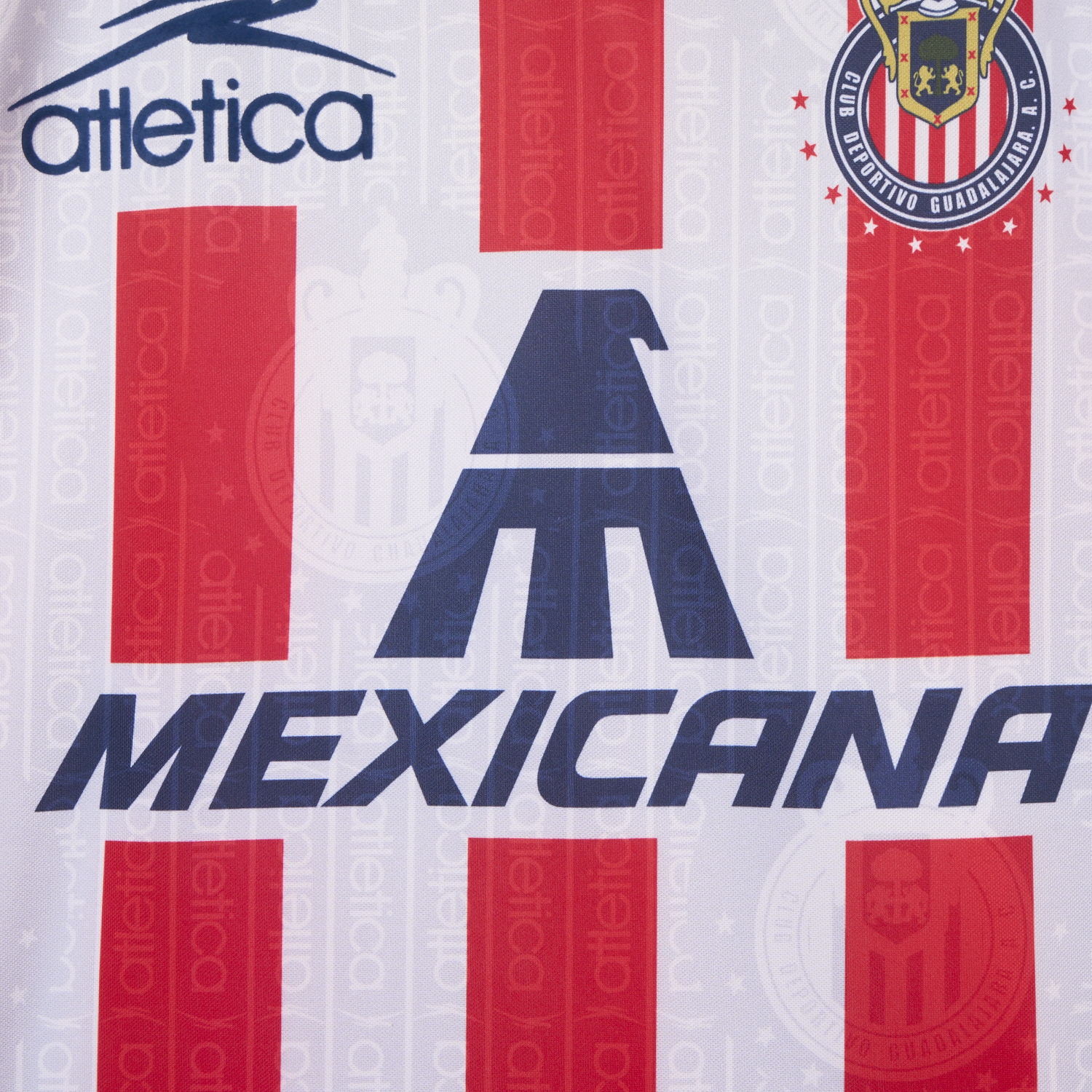 AlphaJersey-Retro Chivas de Guadalajara 1997-98 Home 2 Long Sleeves Jersey
