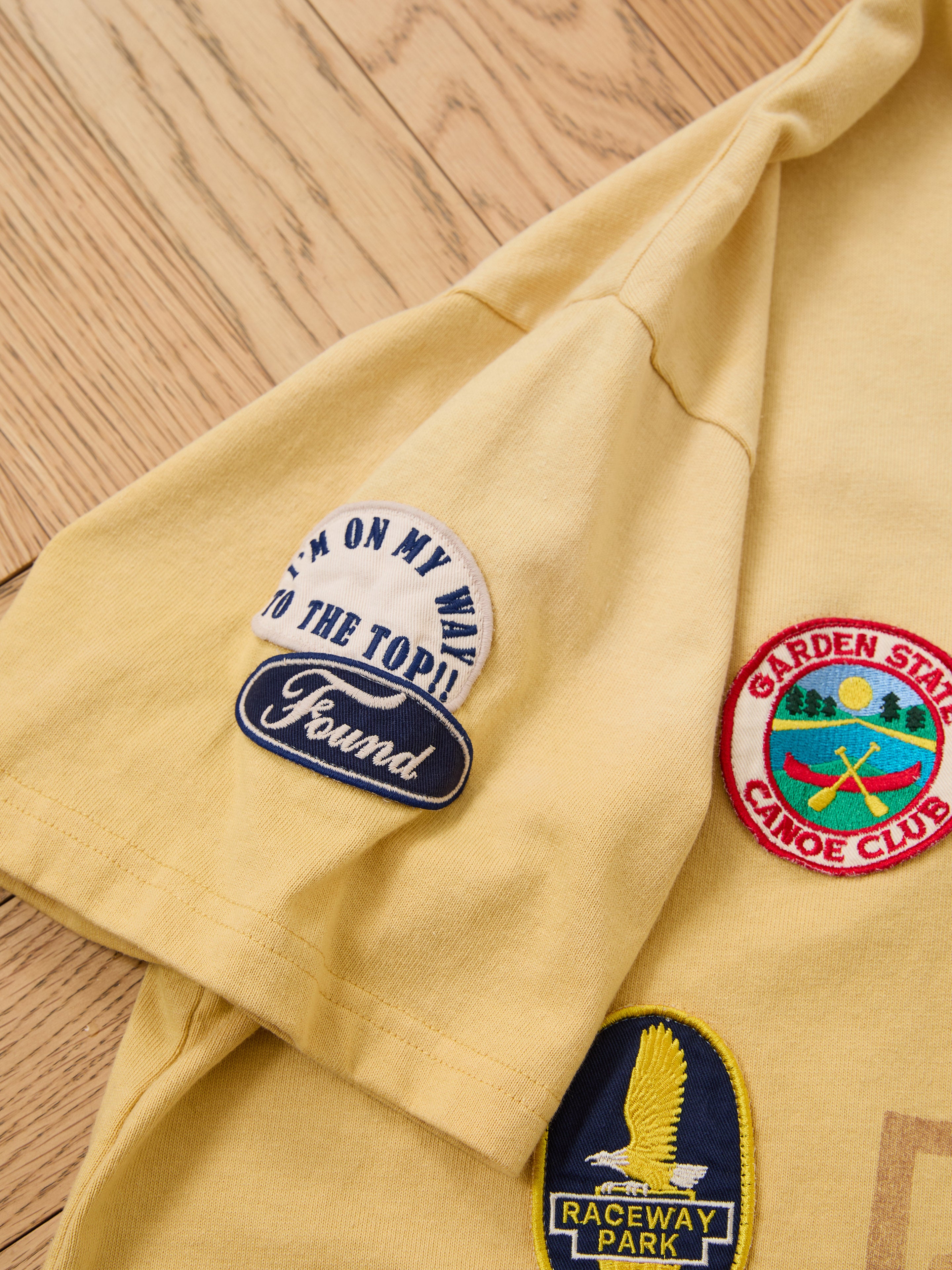 Patchwork Camp Tee | Modern Menswear by yycbvcnbmmnbm