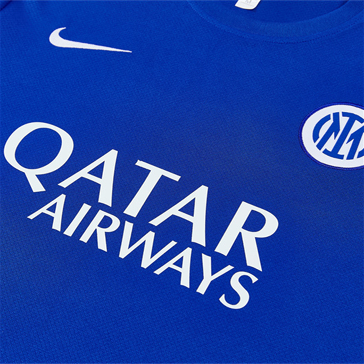 AlphaJersey-Inter Milan 26-27 Short-Sleeve Training Set - Ocean Blue Top & Deep Blue Shorts