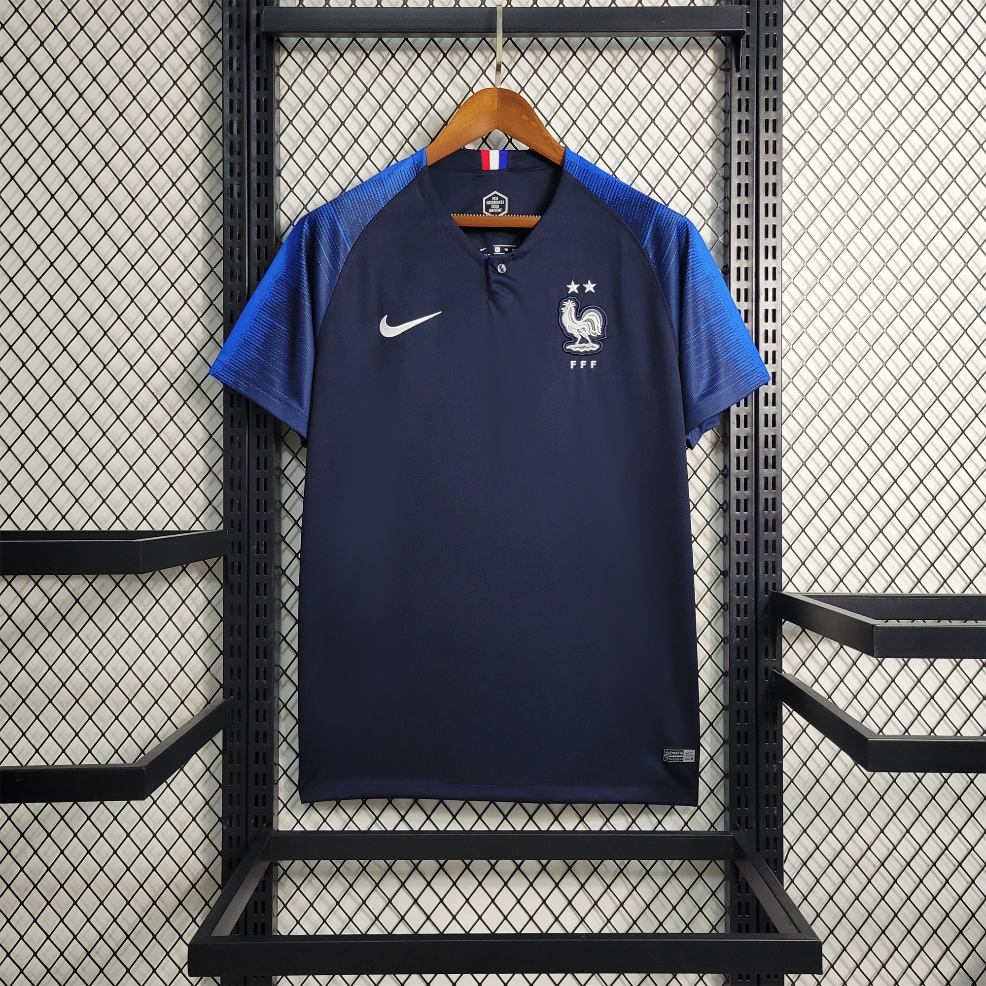 AlphaJersey-Retro France 2018 Home Stadium Jersey