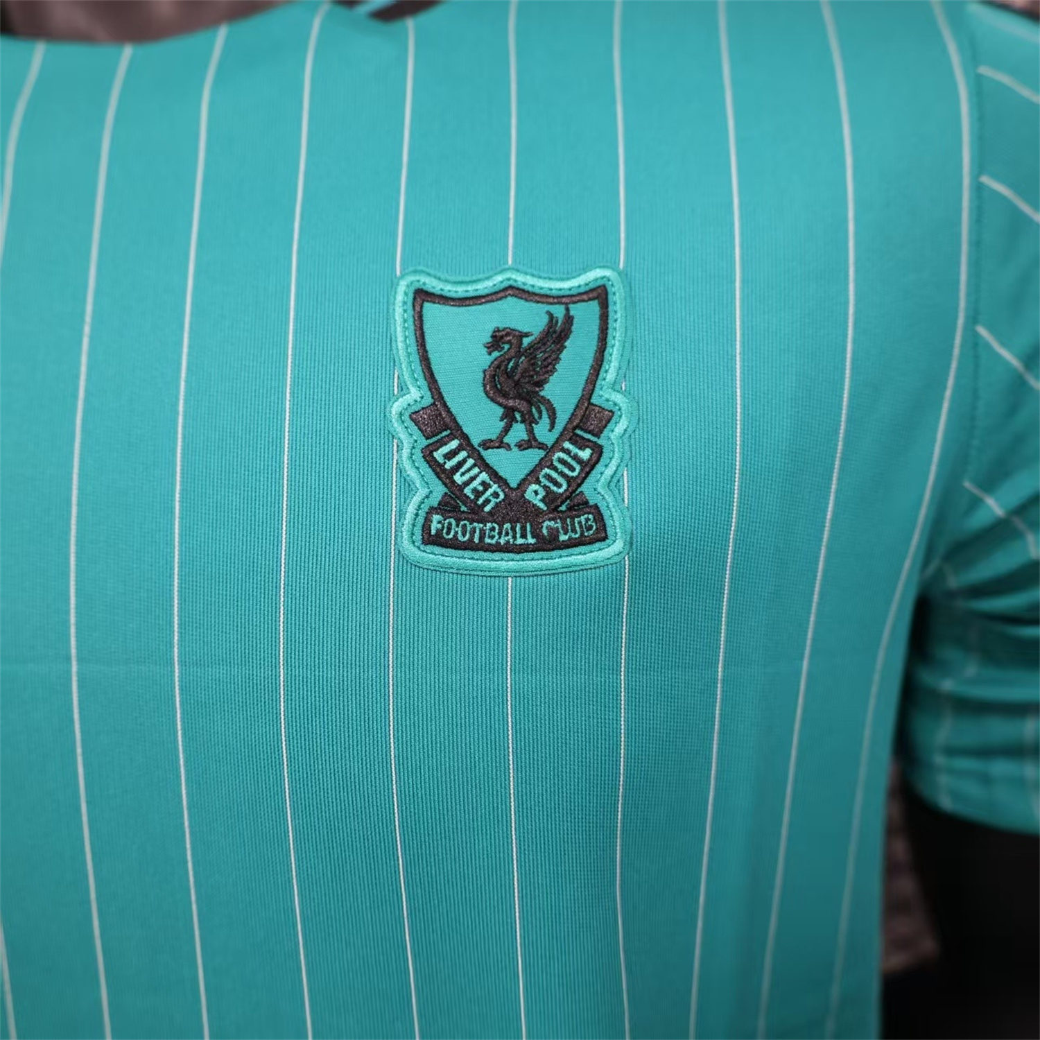 AlphaJersey-Liver.pool 25-26 Icon Range Travel Special Edition Cyan Jersey - Player Version