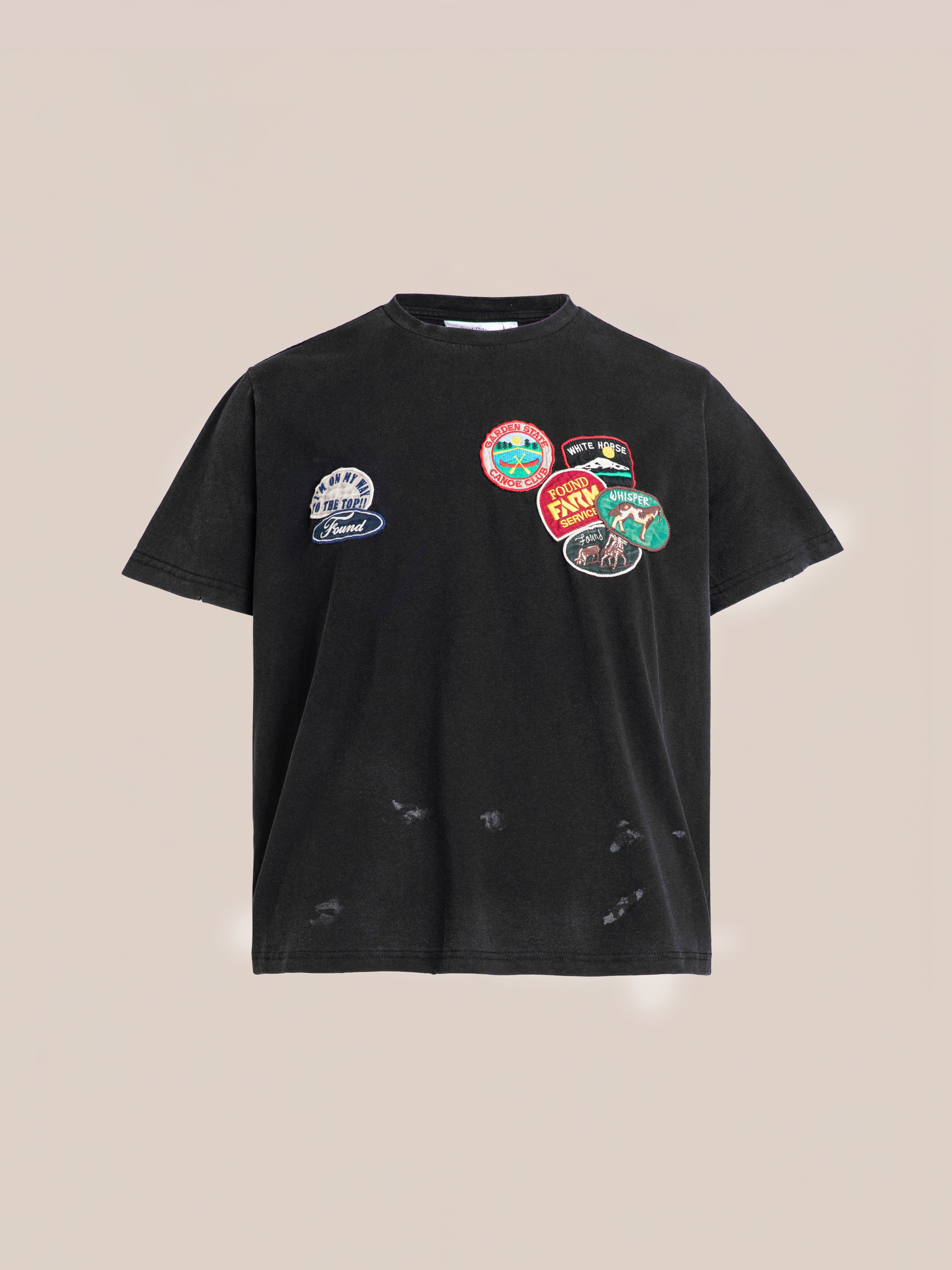 Multi Patch Washed Tee | Modern Menswear by yycbvcnbmmnbm