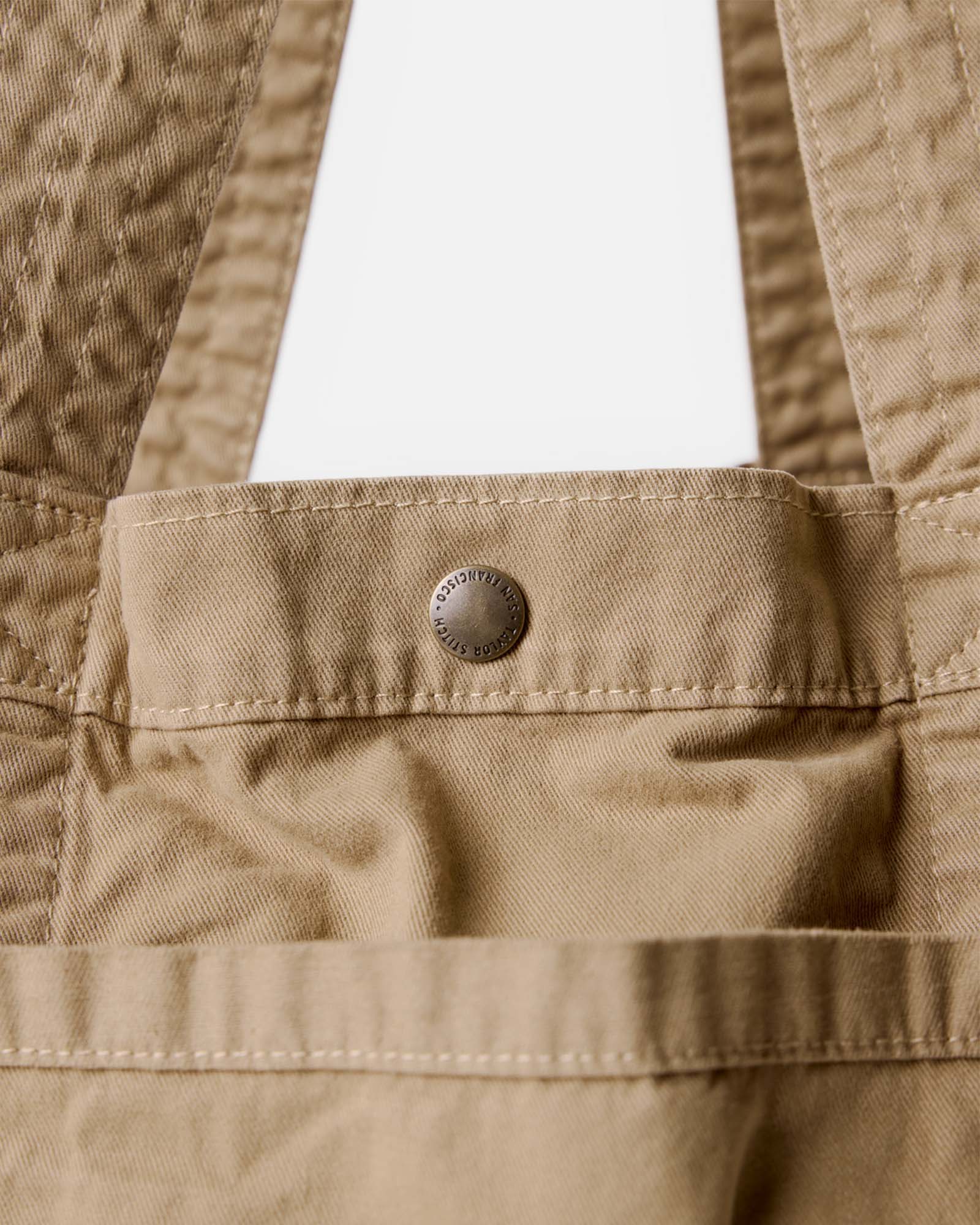 The Foundation Tote in Organic Khaki | Modern Menswear by yycbvcnbmmnbm