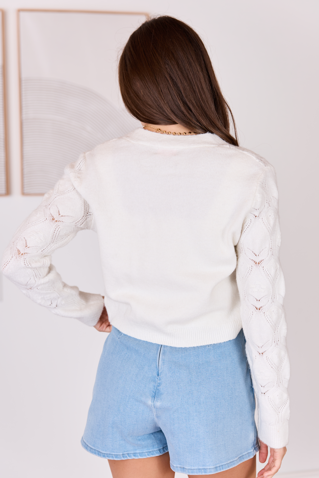 Kaitlyn Flower Embroidered Cardigan SALE | Elegant Women's Fashion by coolavocek