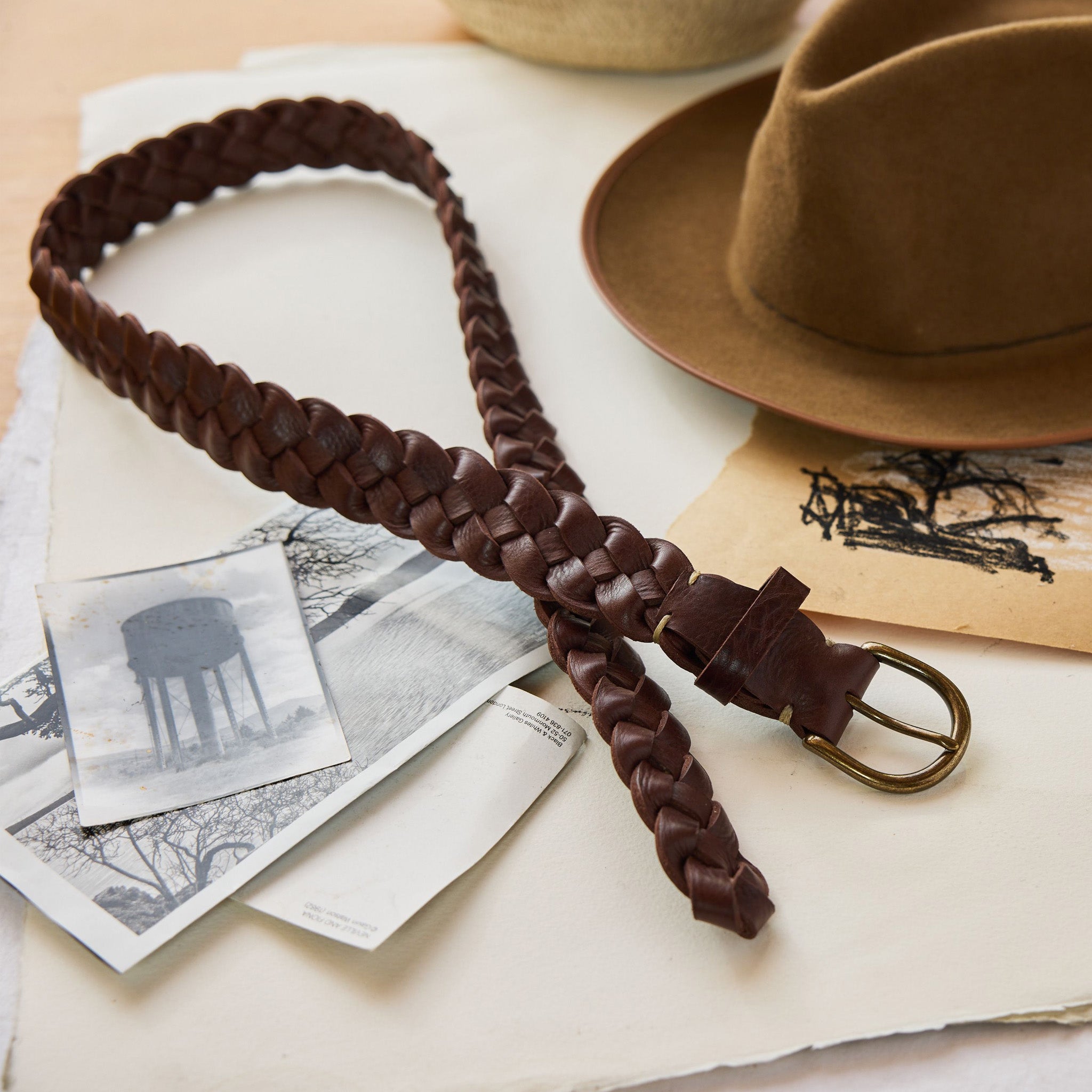 The Braided Belt in Dark Brown | Modern Menswear by yycbvcnbmmnbm