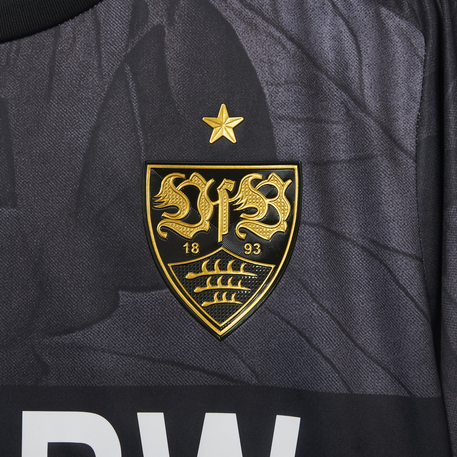 AlphaJersey-VfB Stuttgart 25-26 Third Black Jersey - Fans Version