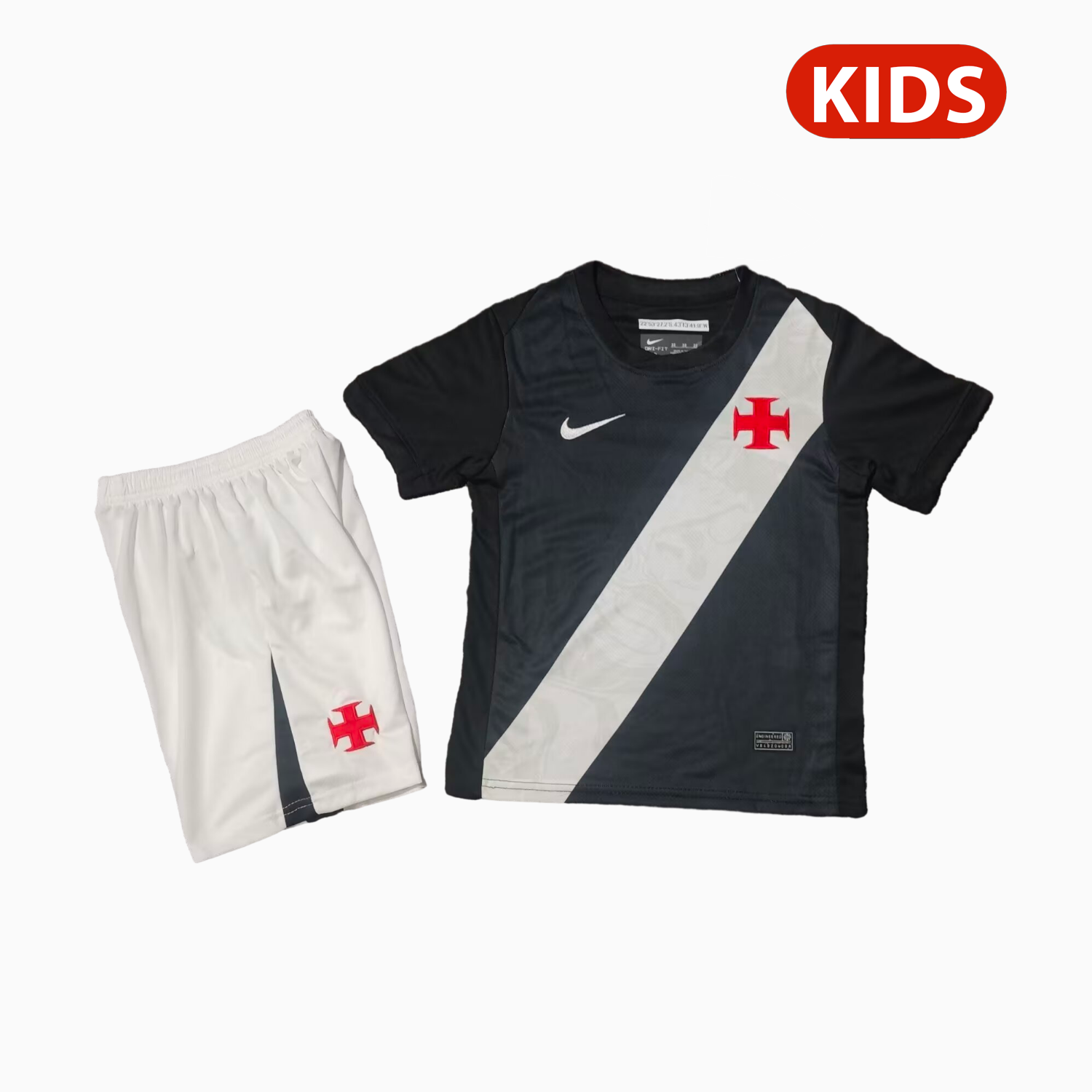 AlphaJersey-Vasco da Gama 26-27 Home Unsponsored Kids Kit