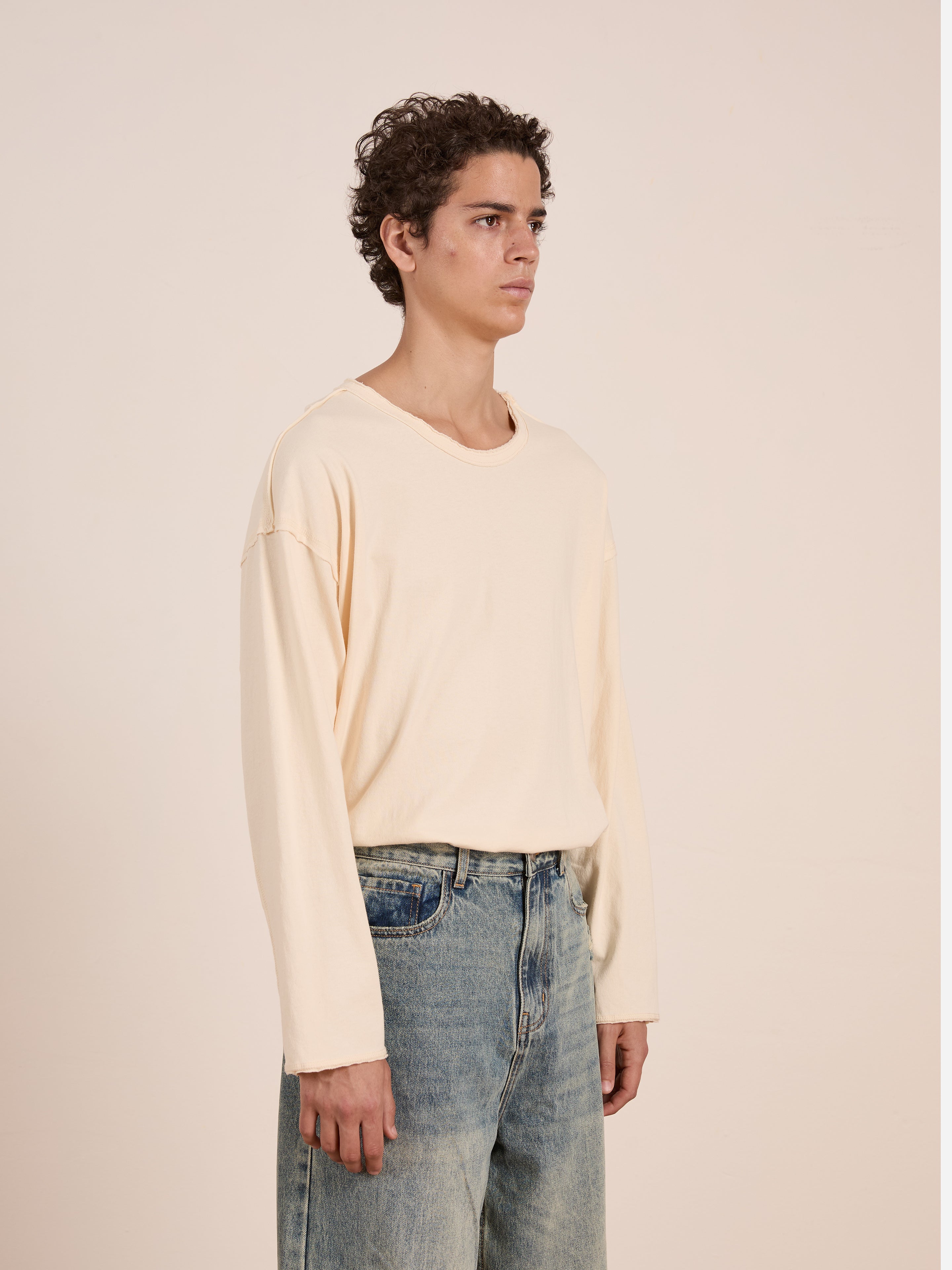Reversed LS Tee | Modern Menswear by yycbvcnbmmnbm