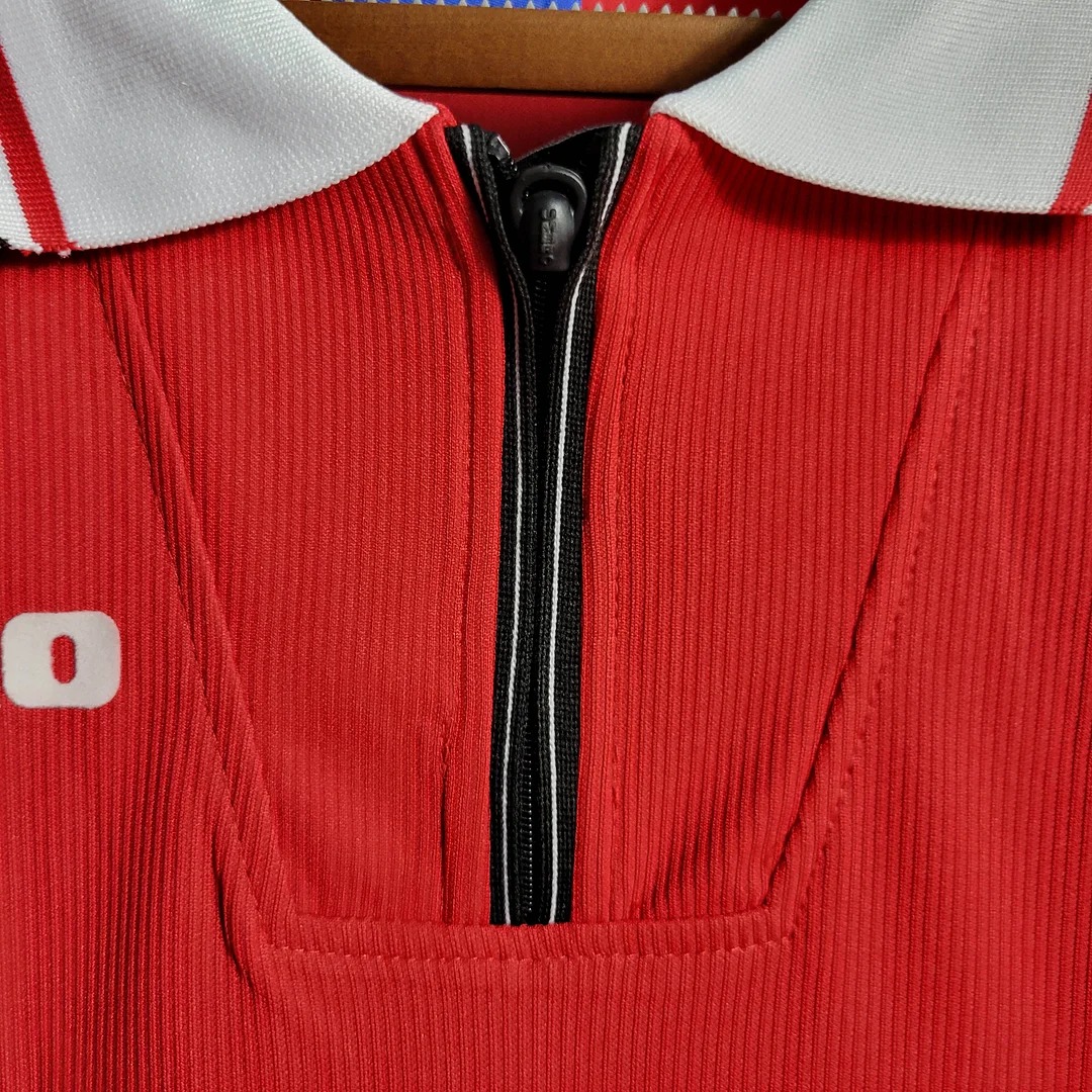 AlphaJersey-Retro Manchester United 98-99 Home Long Sleeve Jersey