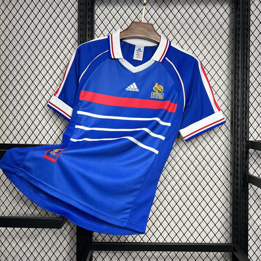 AlphaJersey-Retro France 1998 Home Stadium Jersey