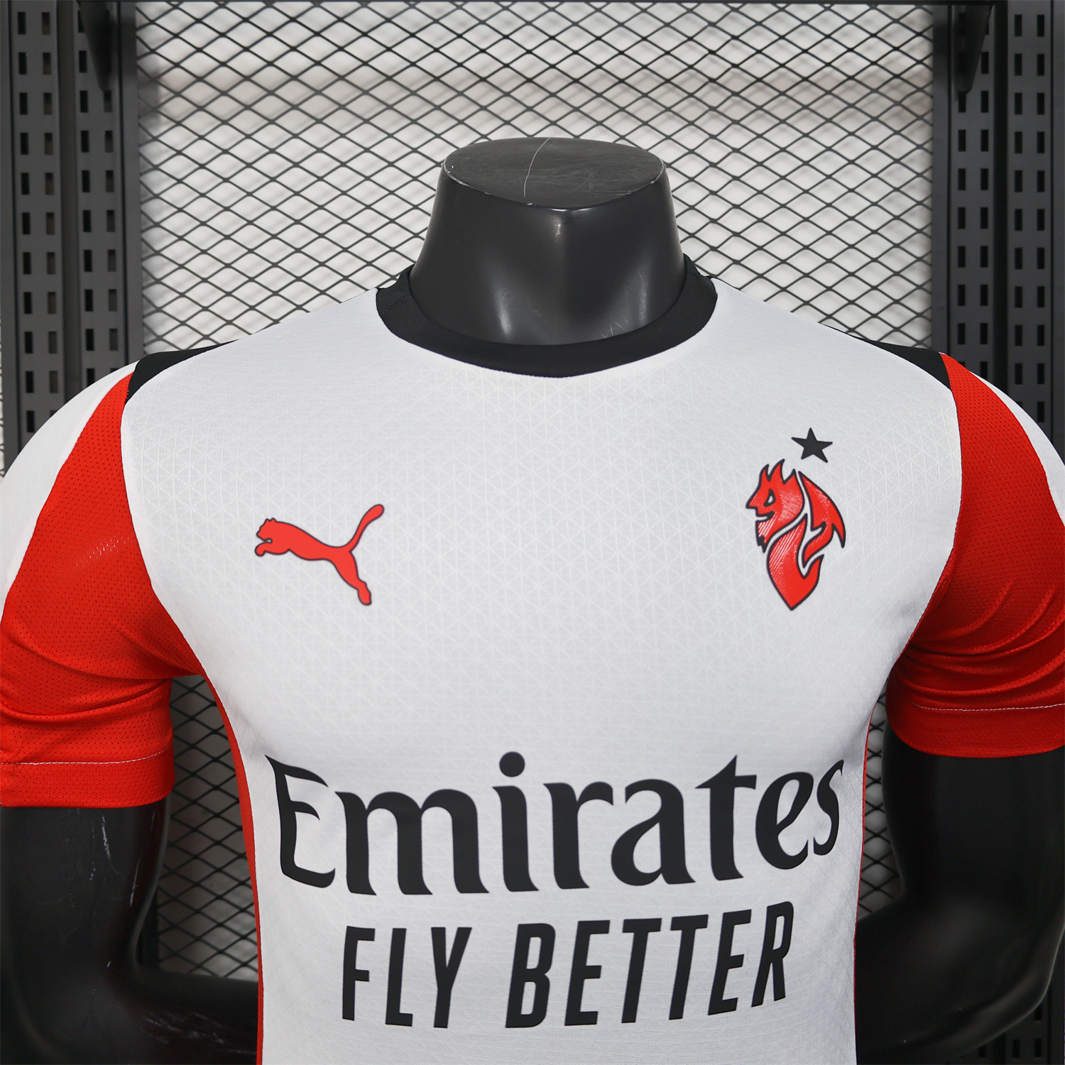AlphaJersey-AC Milan 25-26 Away White Jersey - Player Version
