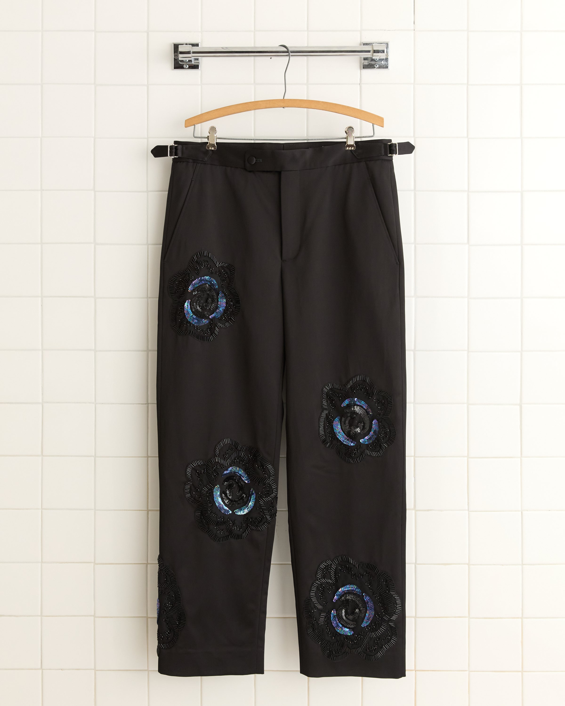 Poppy Suiting Trousers - Black | Modern Menswear by yycbvcnbmmnbm