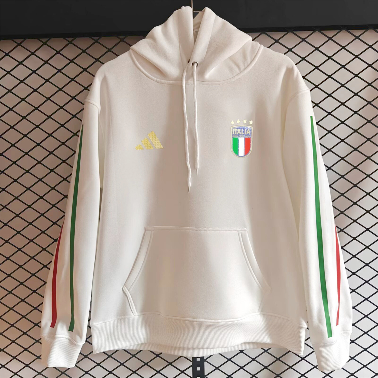AlphaJersey-Italy 2026 Home Unisex Pullover Hoodie