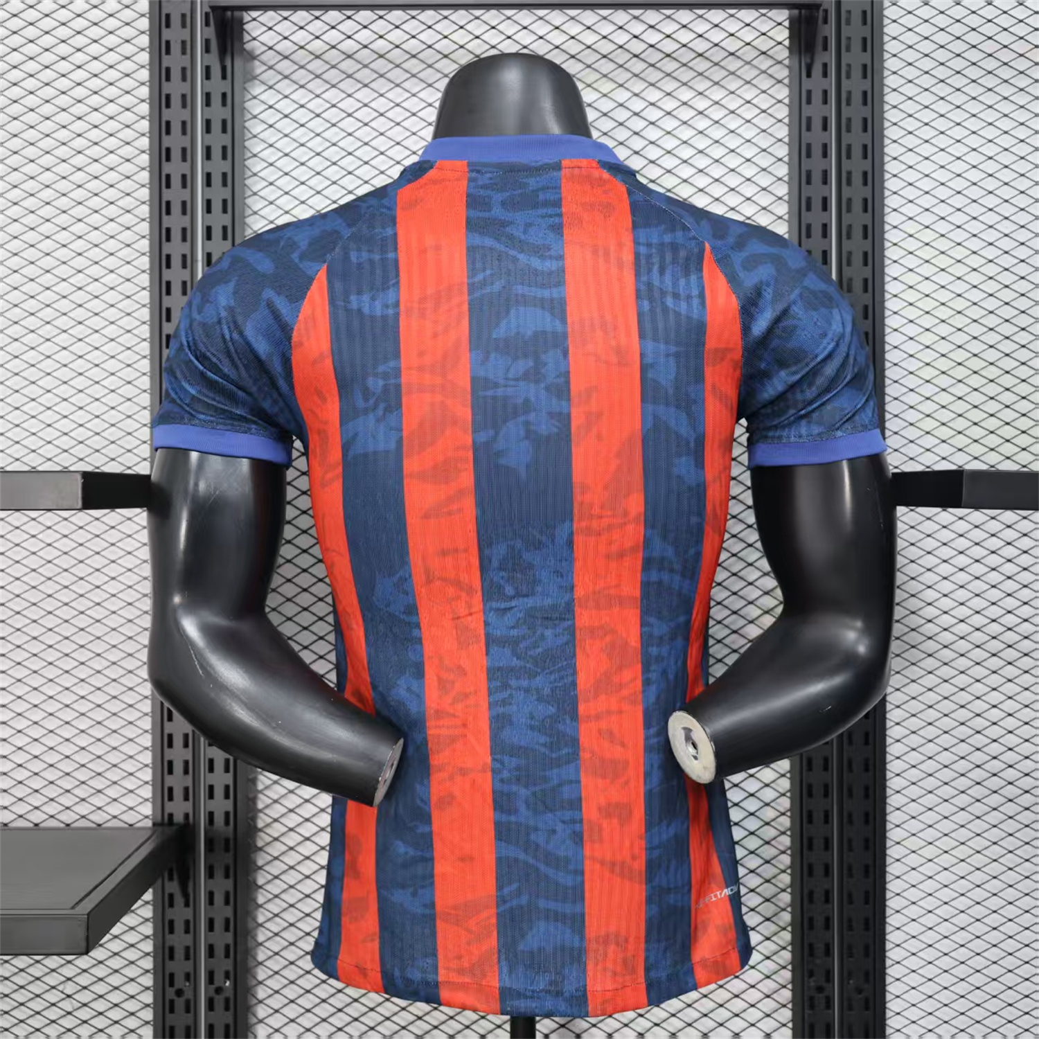 AlphaJersey-Barcelona 25-26 Yellow Spotify Logo Red & Blue Lines Special Jersey - Player Version