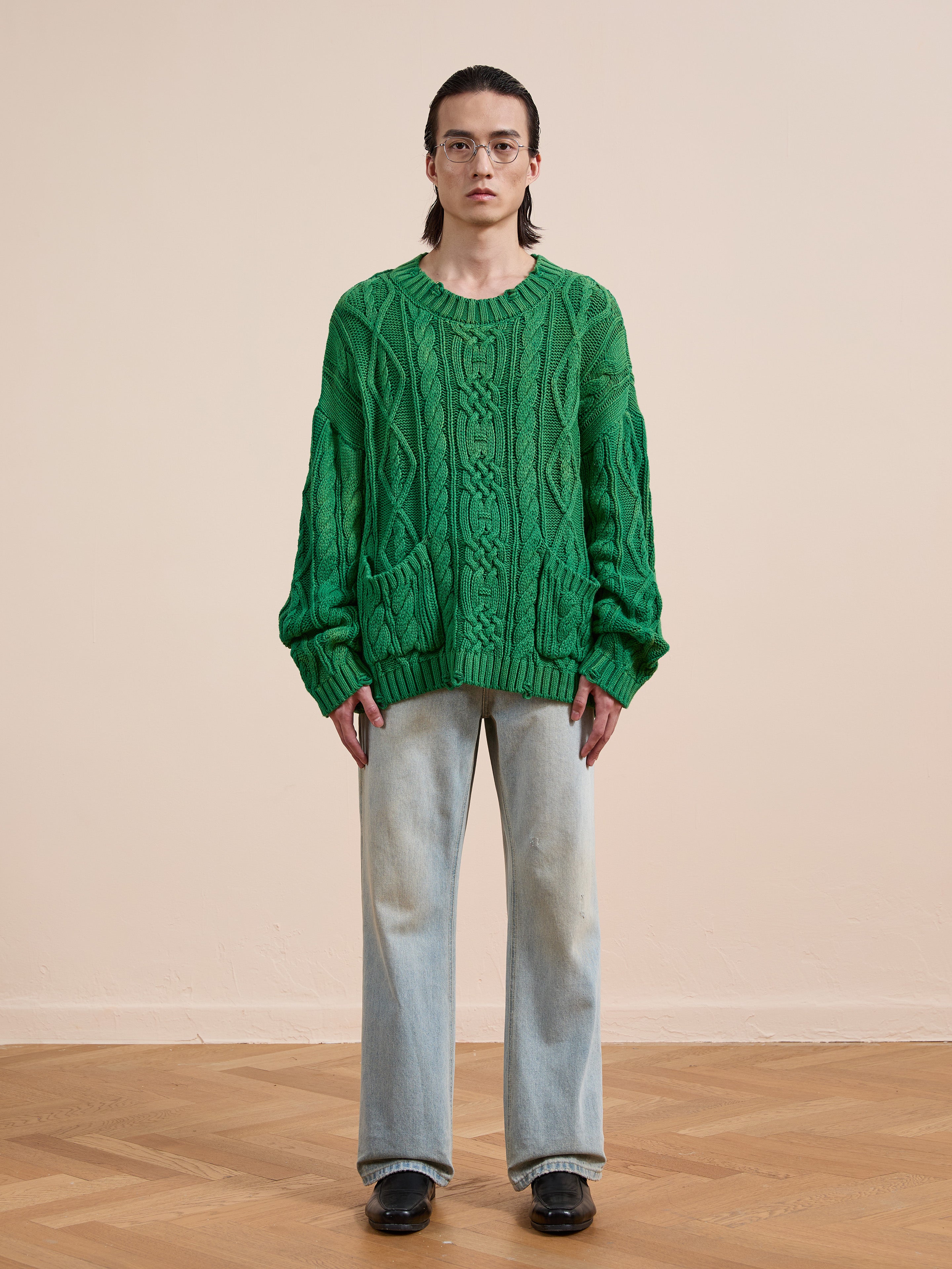 Cable Knit Pullover Sweater | Modern Menswear by yycbvcnbmmnbm