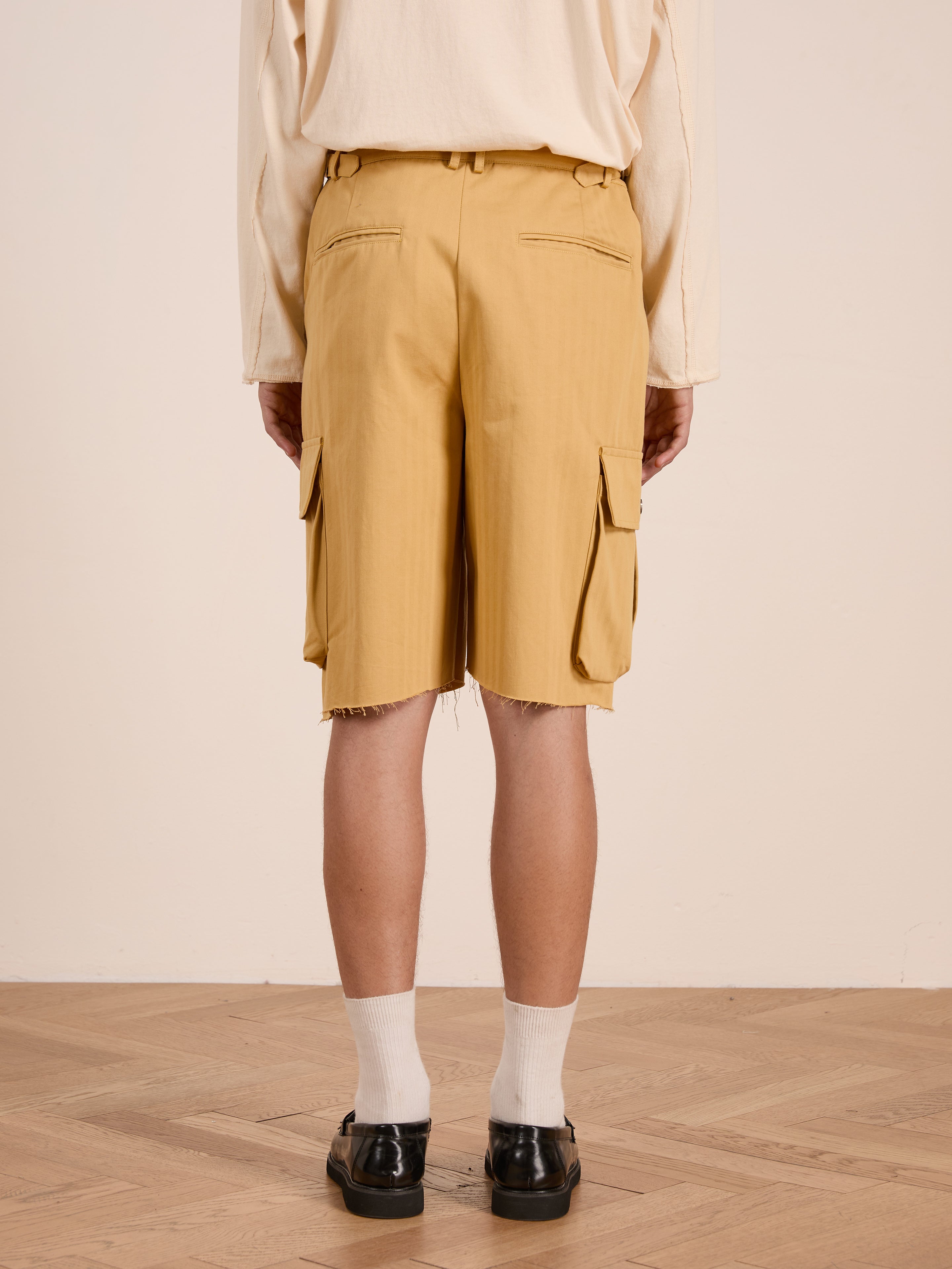 Sunlight Twill Cargo Shorts | Modern Menswear by yycbvcnbmmnbm