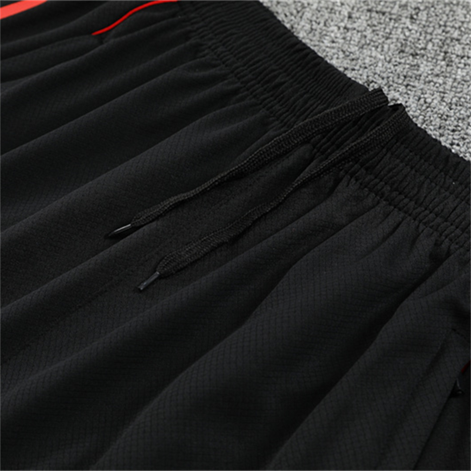 AlphaJersey-Manchester United 25-26 Kids Short-Sleeve Training Set - Red Camouflage Top & Black Shorts