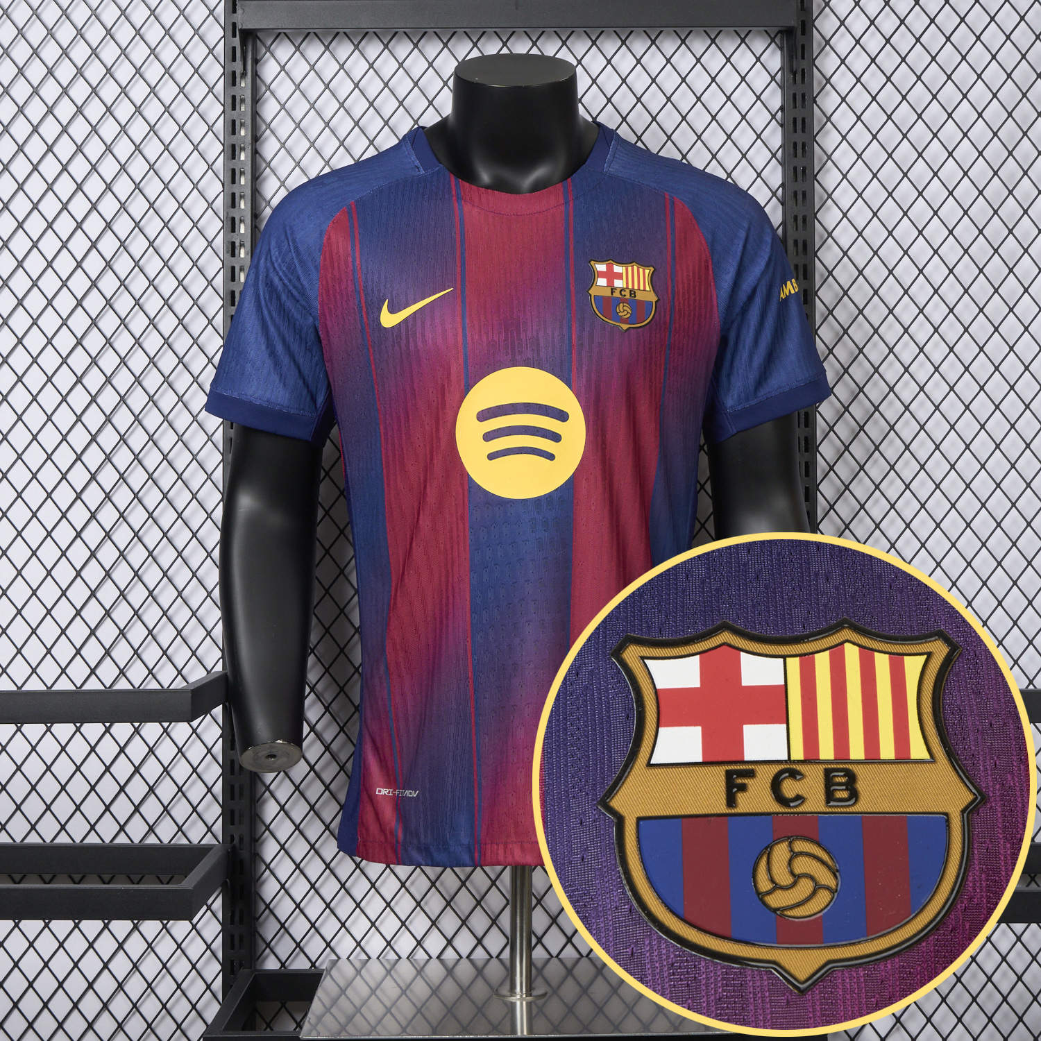 AlphaJersey-Barcelona 25-26 Home Jersey - Player Version