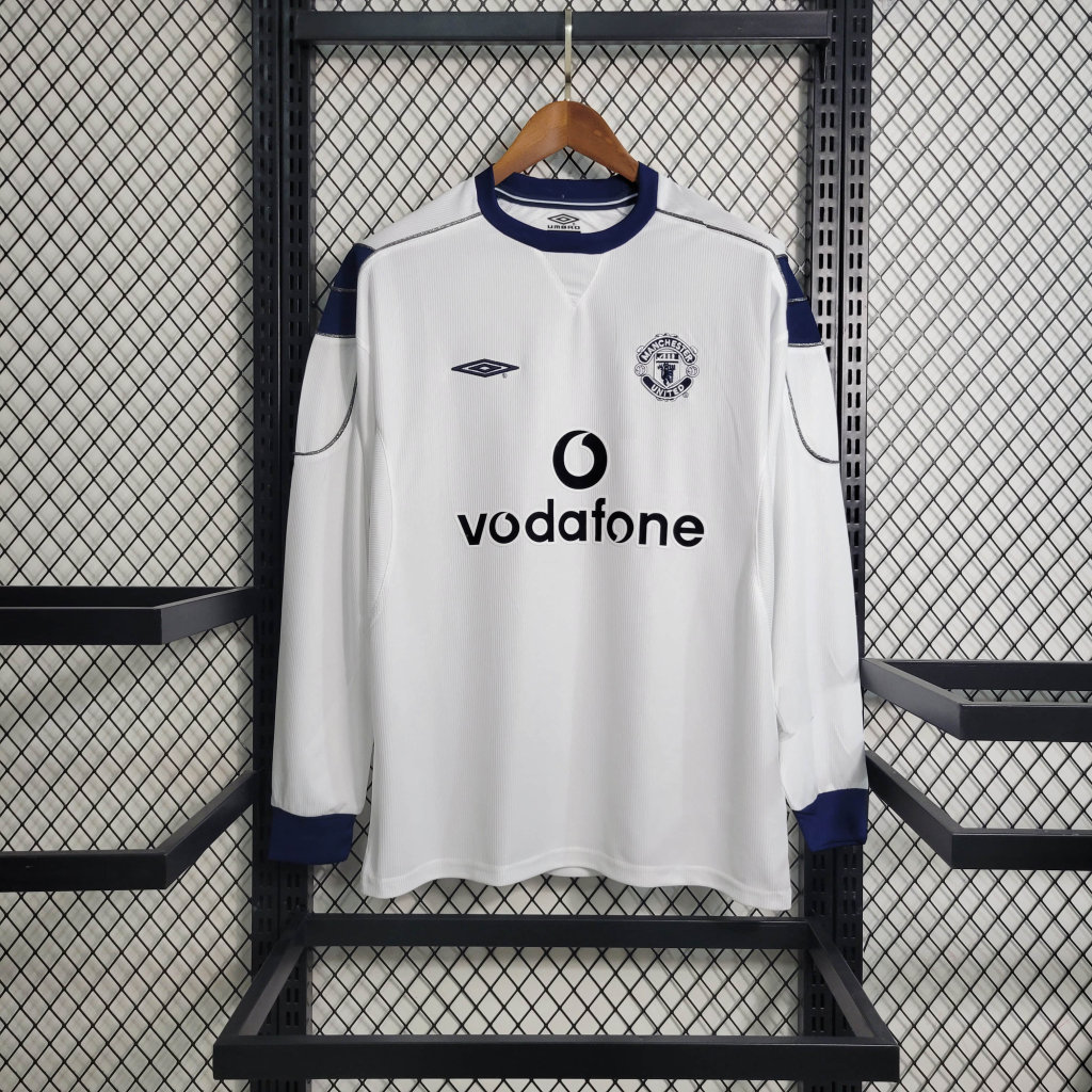 AlphaJersey-Retro Manchester United 99-00 Away Long Sleeve Jersey
