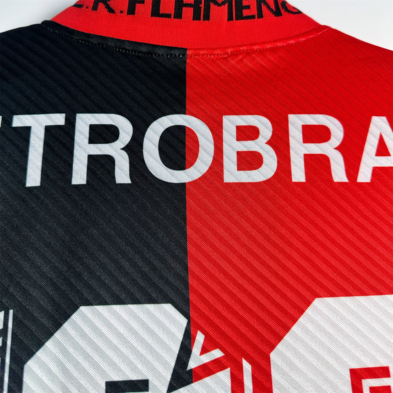 AlphaJersey-Retro Flamengo 1995 Centenary Anniversary Jersey with Printed Number 100