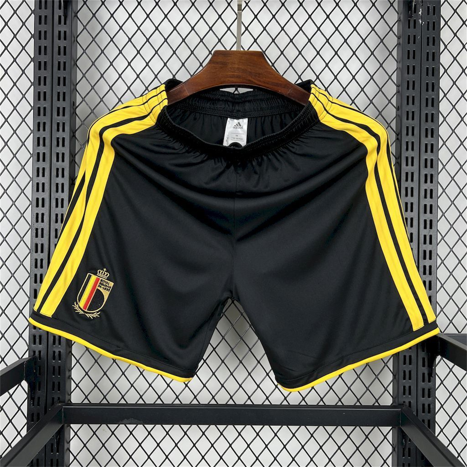 AlphaJersey-Belgium 2026 Home Black Shorts - Fans Version