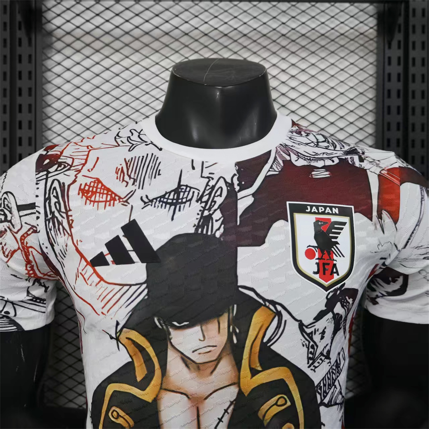 AlphaJersey-Japan 25-26 Roronoa Zoro White Special Jersey - Player Version