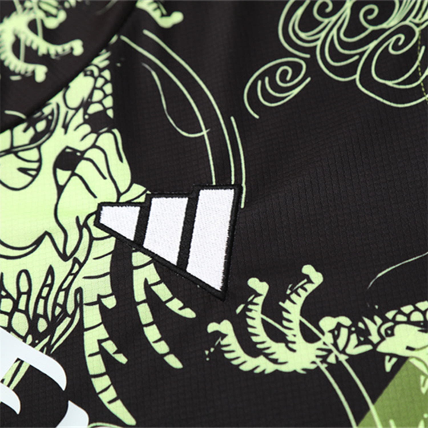 AlphaJersey-Real Madrid 25-26 Short-Sleeve Training Set - Green Black Top & Black Shorts