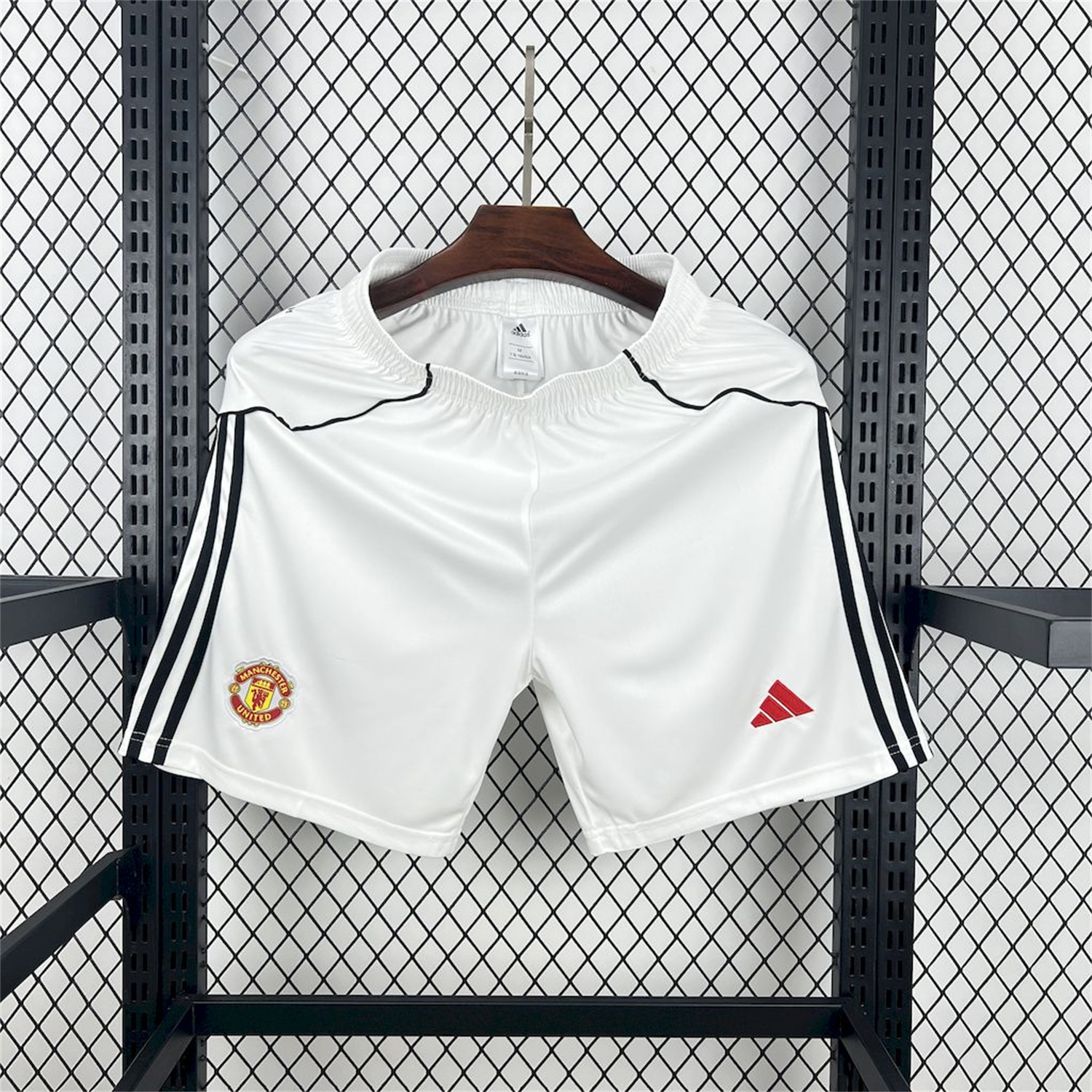 AlphaJersey-Manchester United 25-26 Home White Shorts - Fans Version