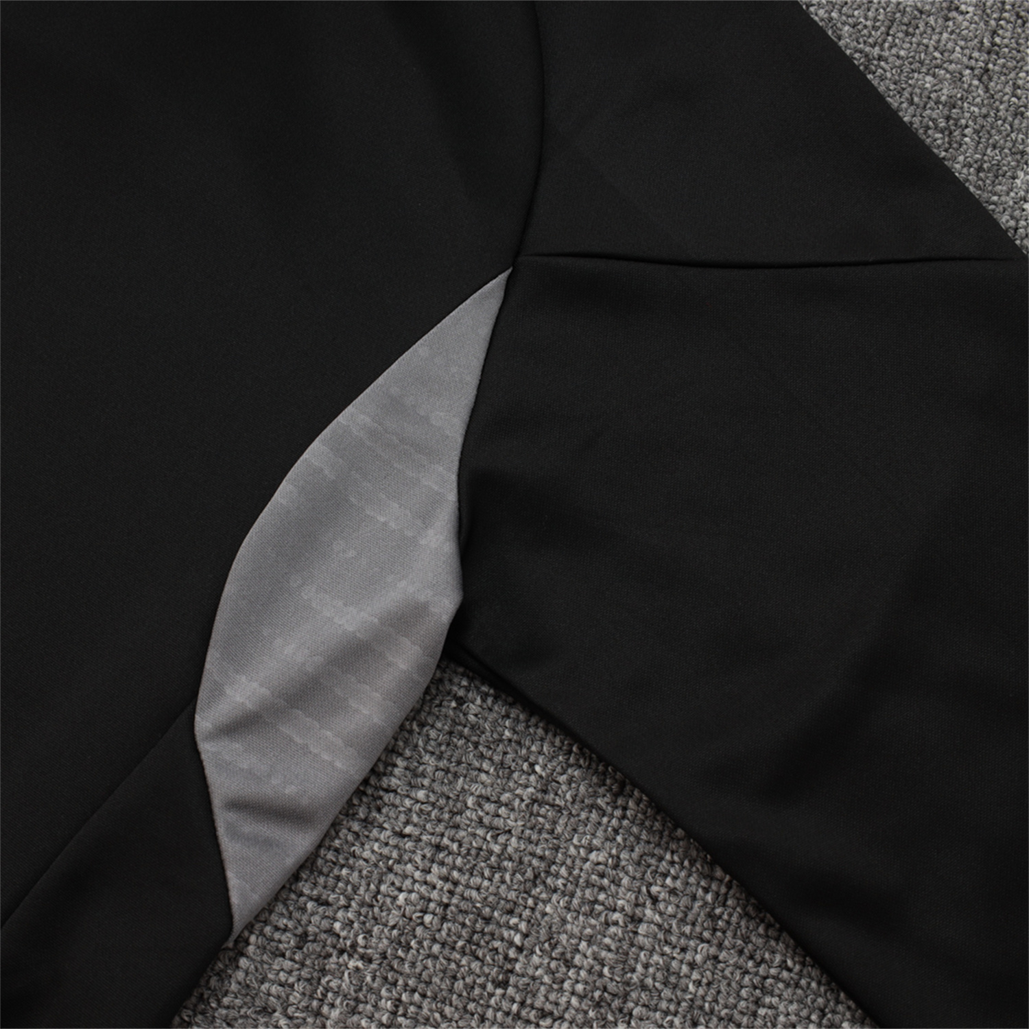 AlphaJersey-INT M.A.M 25-26 Long Sleeves Training Set - Black Top & Black Pants