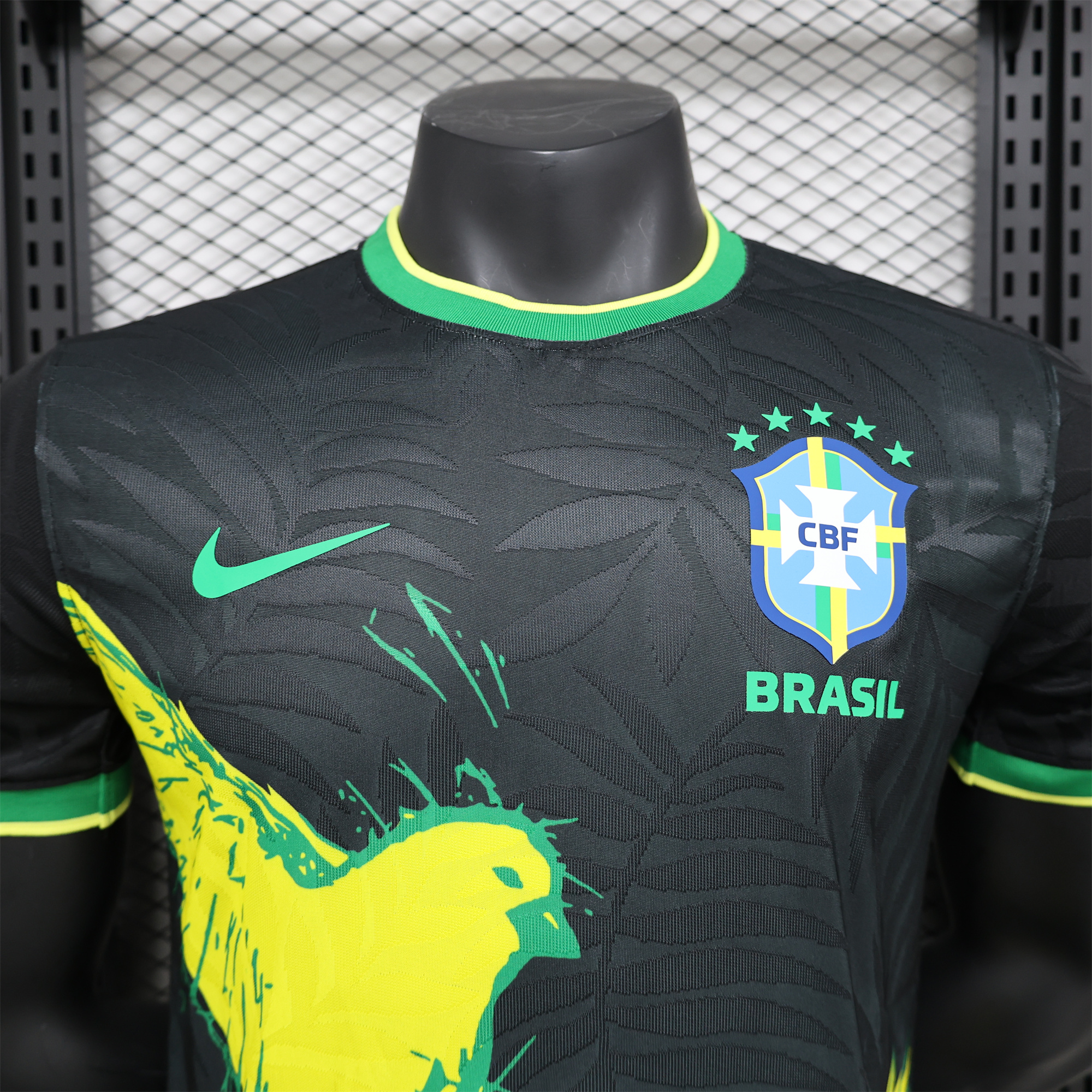 AlphaJersey-Brazil 2024 Black Dove Special Edition Jersey - Player Version