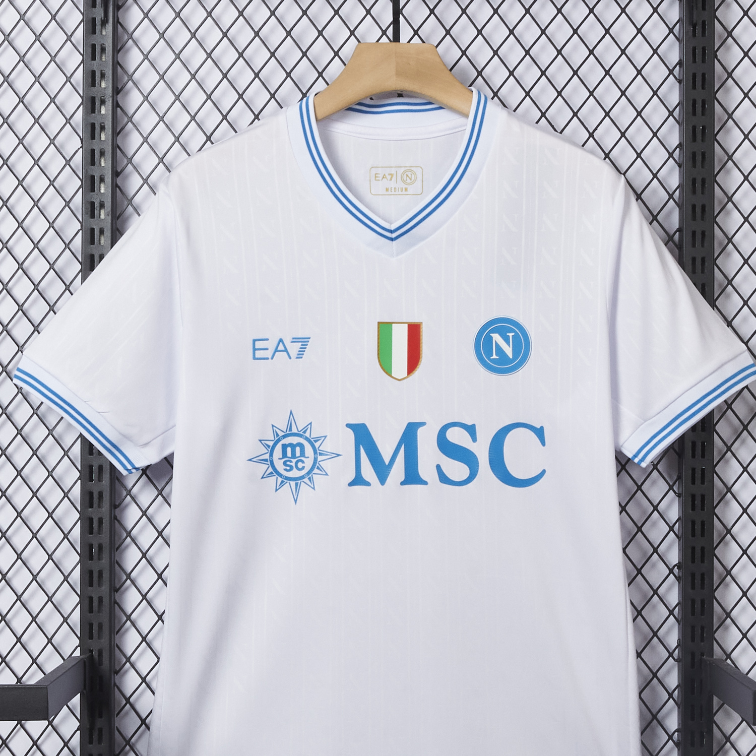 AlphaJersey-Napoli 25-26 European Away White Jersey - Fans Version
