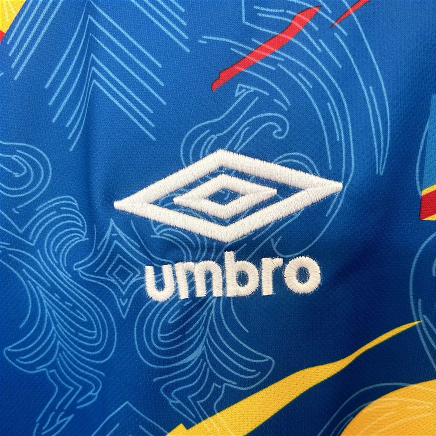 AlphaJersey-Congo 2026 Blue And Red Special Jersey - Fans Version